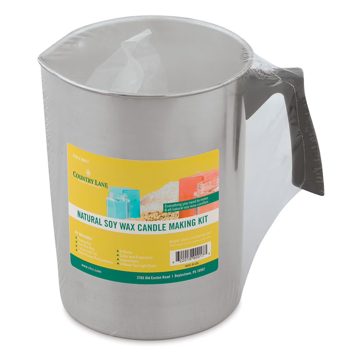 Country Lane Candle Making Kit - Packaged Soy Candle Making Kit