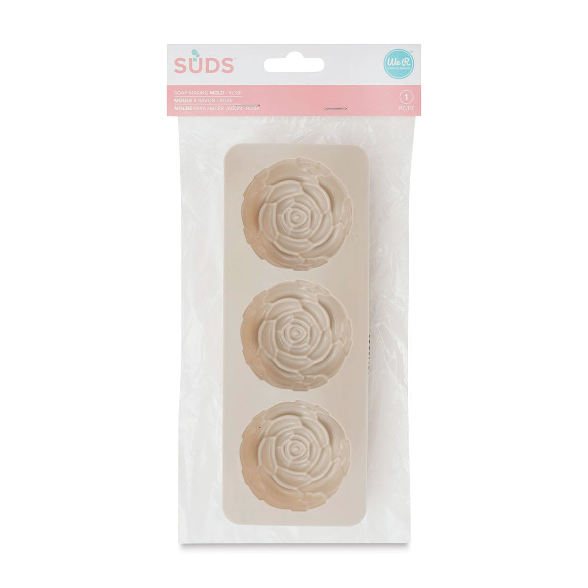 We R Memory Keepers Suds Soap Making Molds - Roses in packaging
