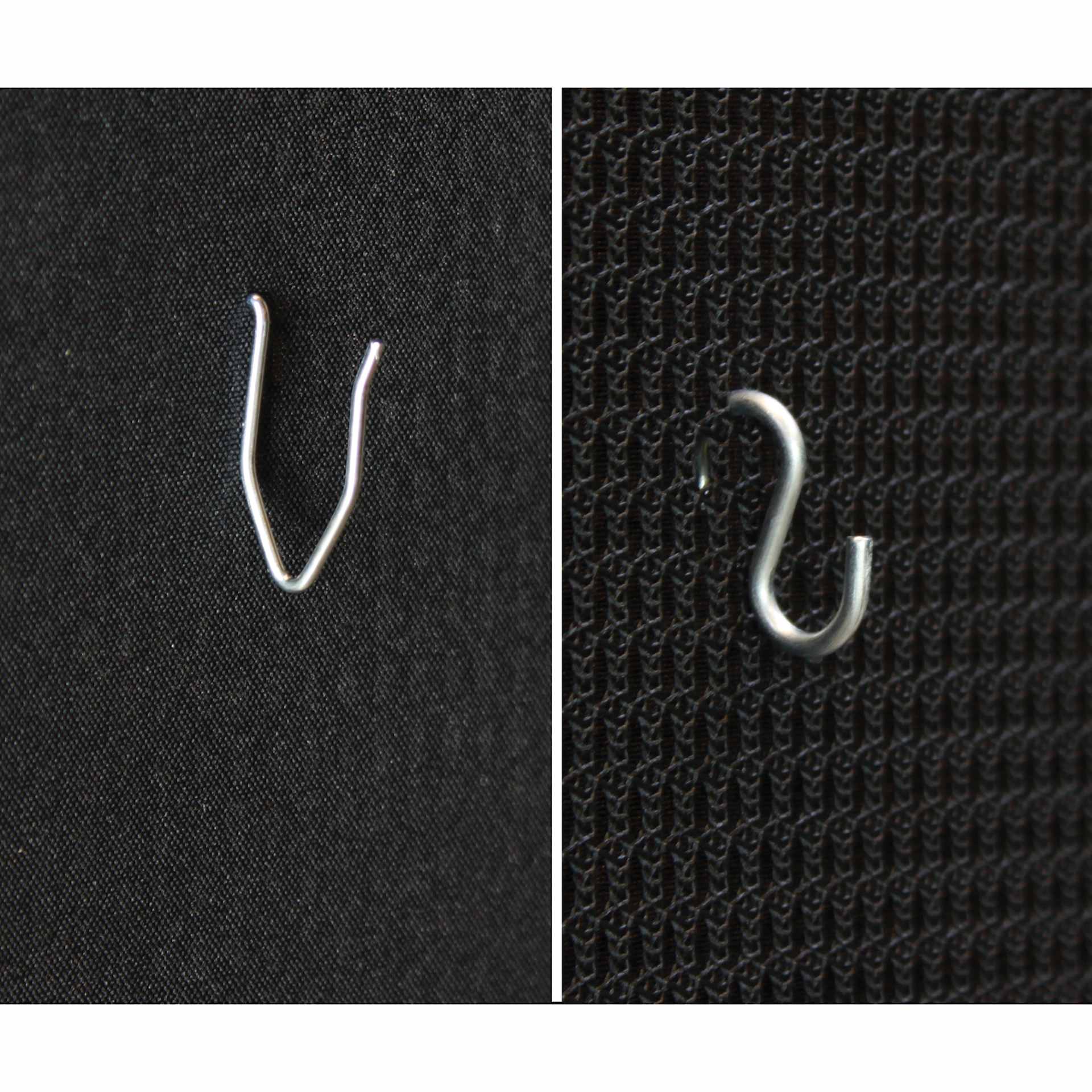 Example of S-Hook and Pin Hook.