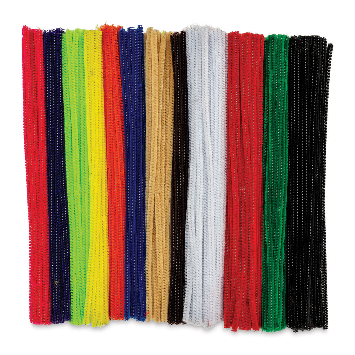 PA Essentials Chenille Stems - 12", Assorted Colors, Package of 250 (Out of packaging)