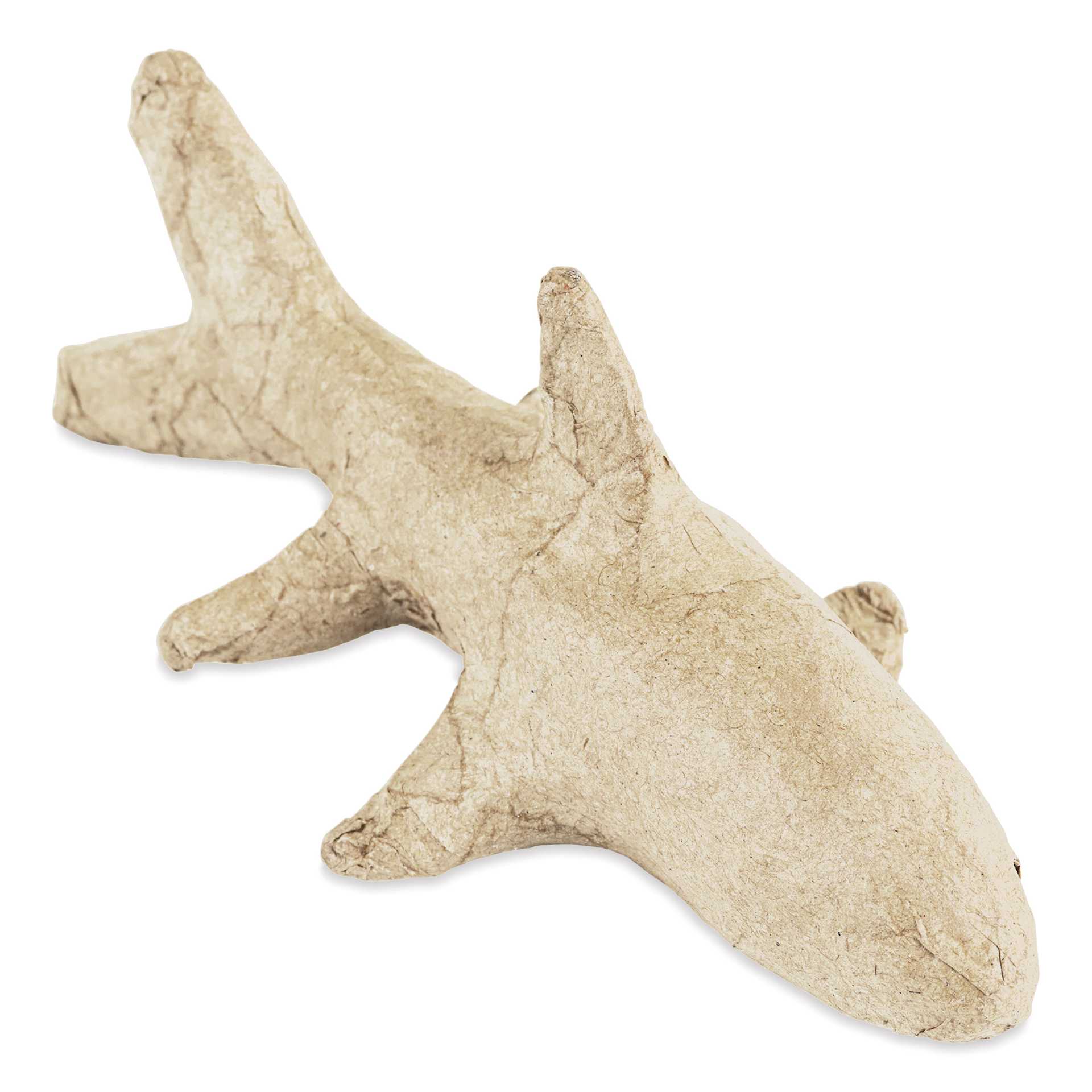 DecoPatch Small Paper Mache Animal - Shark