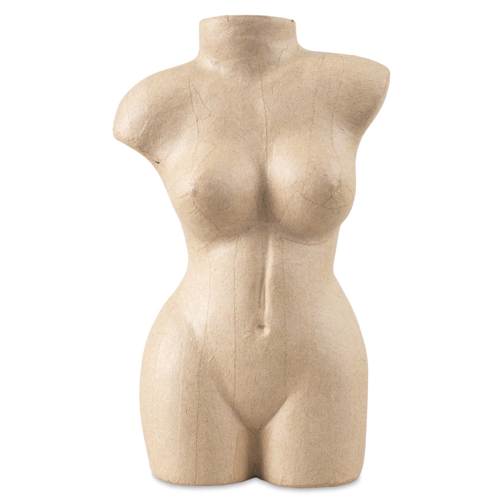 DecoPatch Paper Mache Planter - Woman's Body Vase front