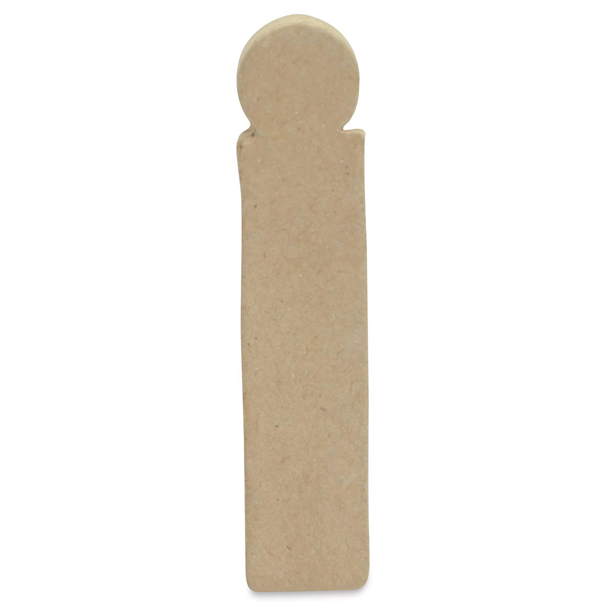 DecoPatch Paper Mache Small Kraft Letter - I, Lowercase, 1" W x 4" H x 1/2" D