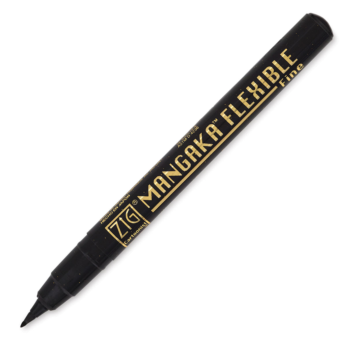 Zig Mangaka Pen - Black, Flexible Fine
