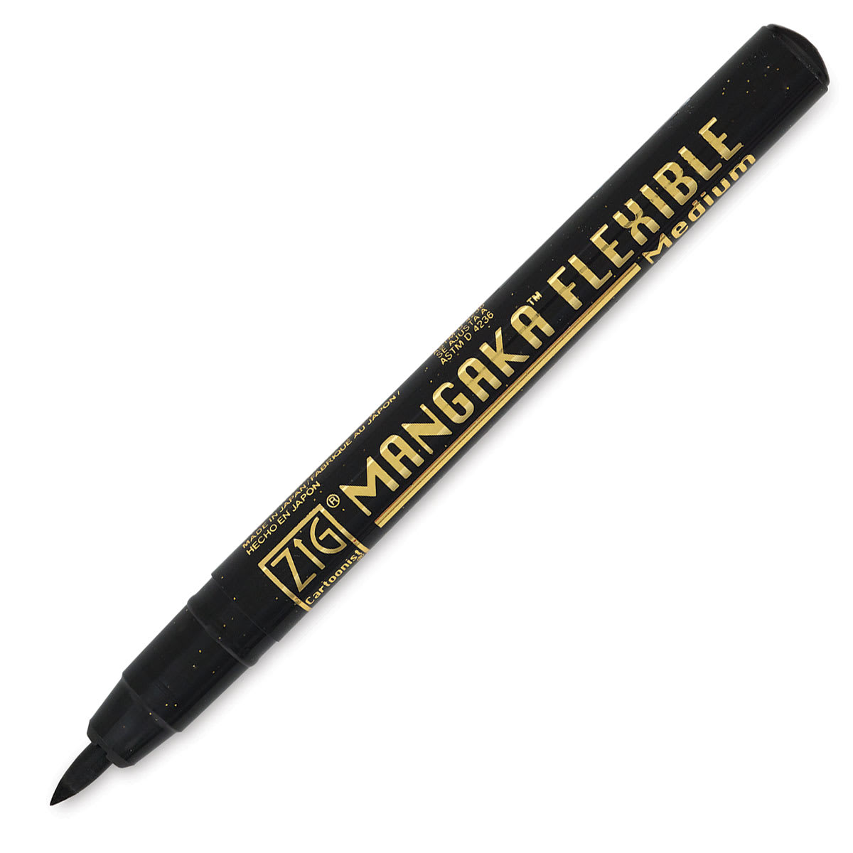 Zig Mangaka Pen - Black, Flexible Medium