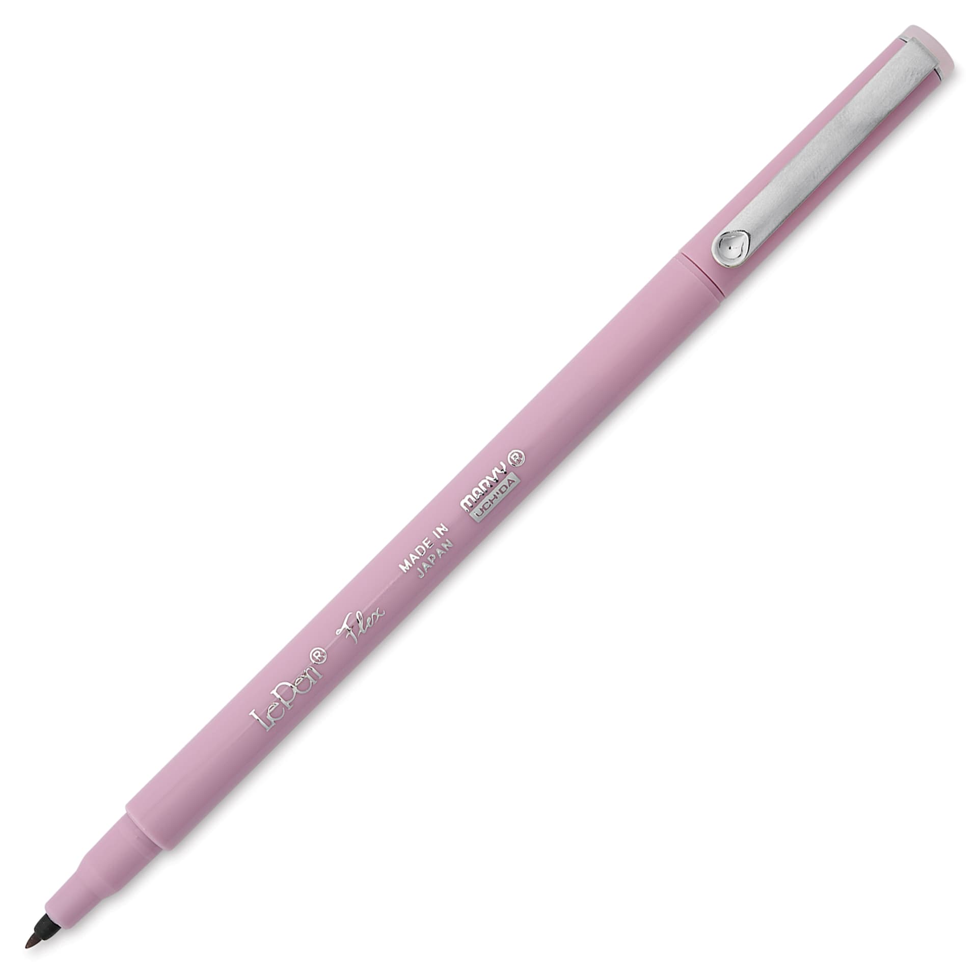Marvy Uchida LePen Flex Marker - Pale Mauve, cap off