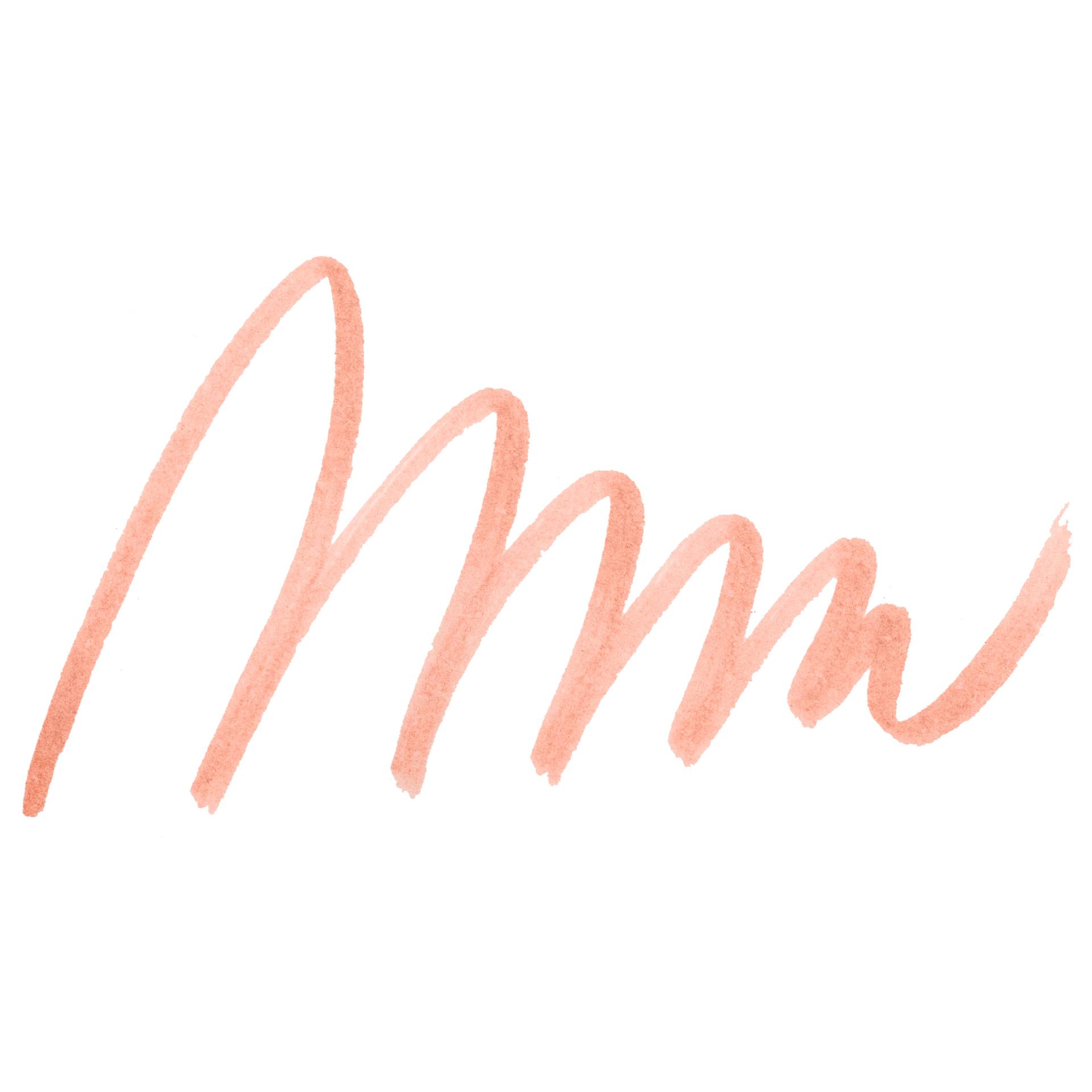 Marvy Uchida LePen Flex Marker - Coral Peach, swatch