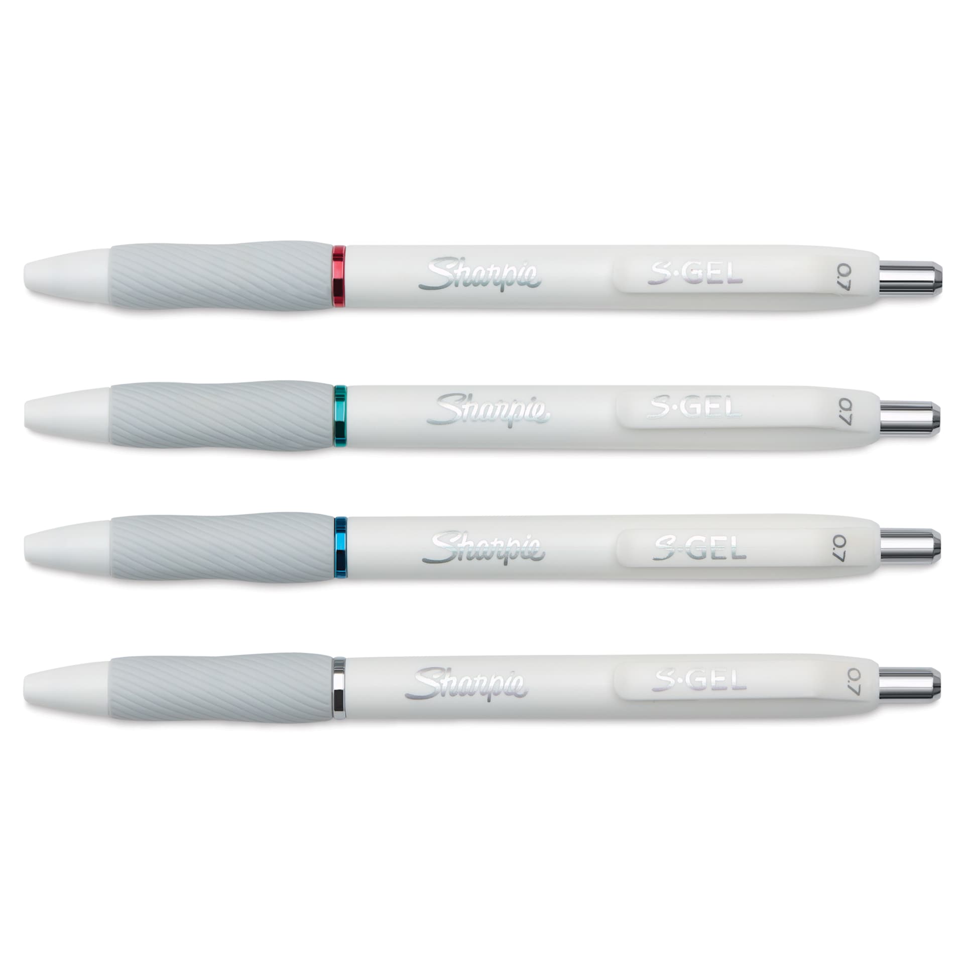Sharpie White Fashion S-Gel Pens - Classic, Set of 4, tip retracted