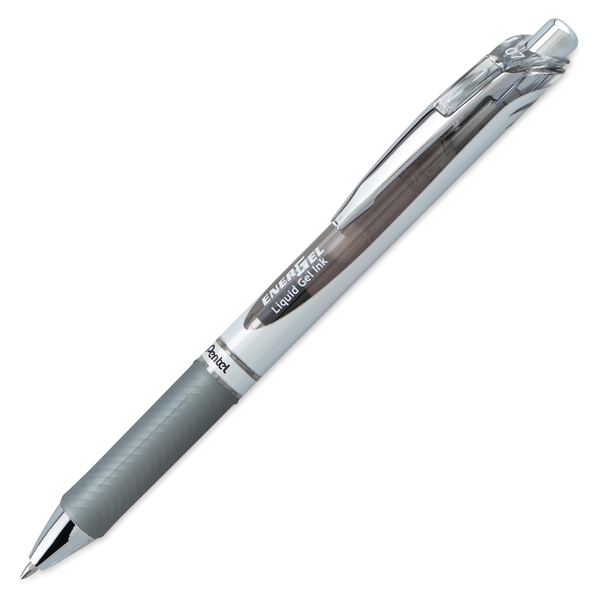Pentel EnerGel RTX Gel Pen - Gray, 0.7 mm