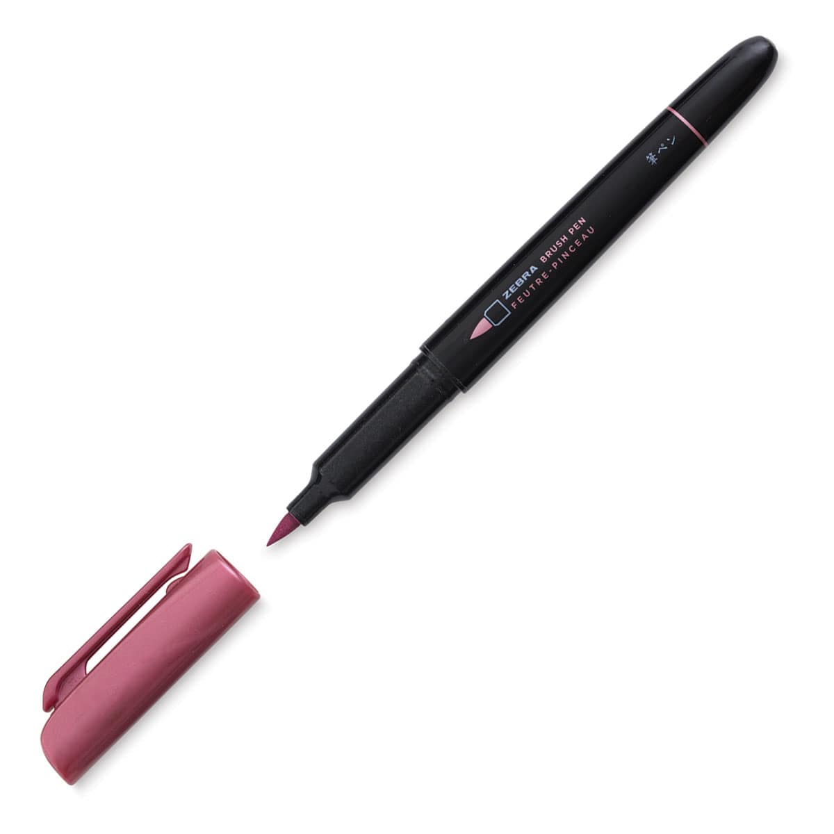 Zebra Metallic Brush Pen - Pink