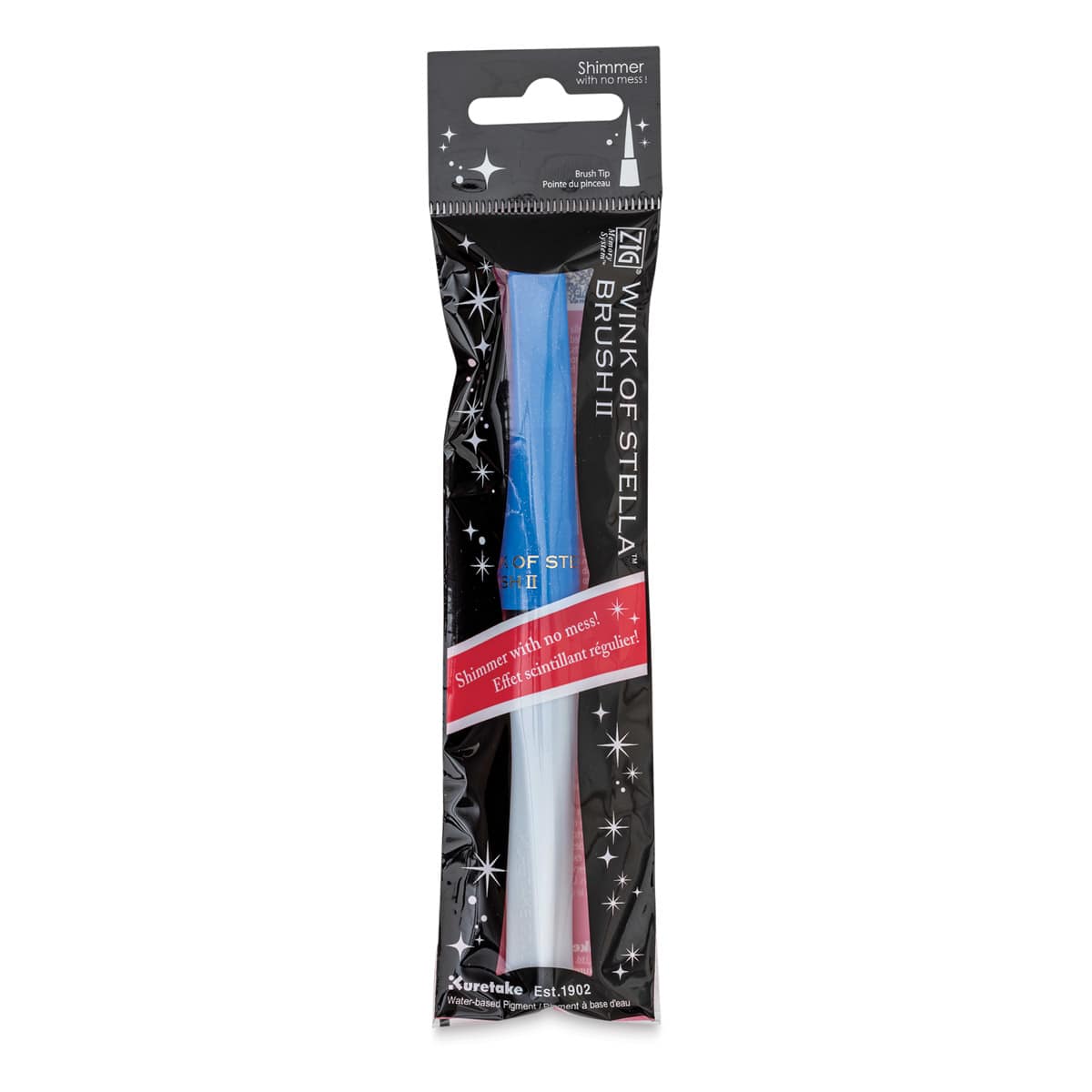 Zig Wink of Stella Brush II Pen - Blue (in package)