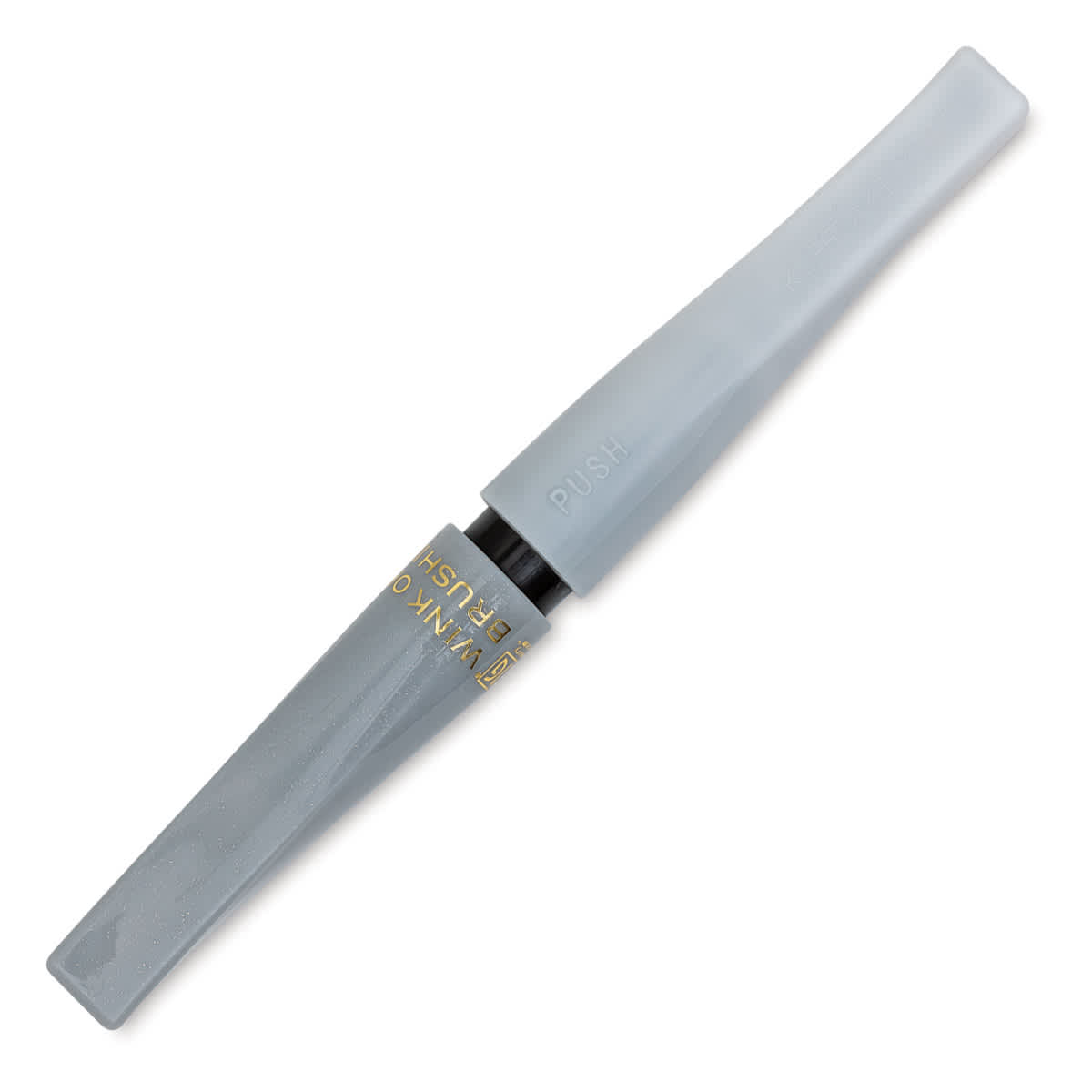 Zig Wink of Stella Brush II Pen - Silver (with cap on)