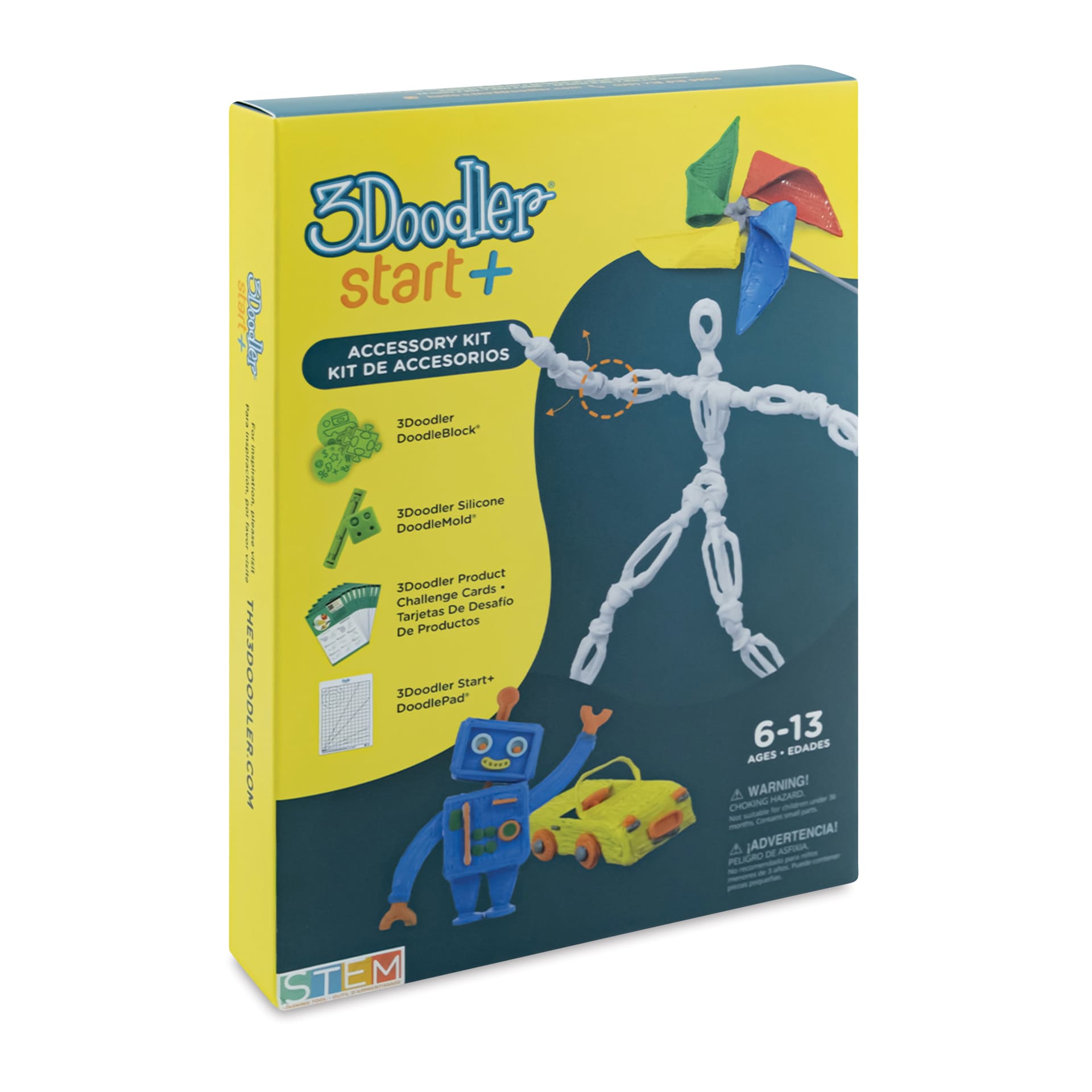 3Doodler Start+ Accessory Kit, front of package