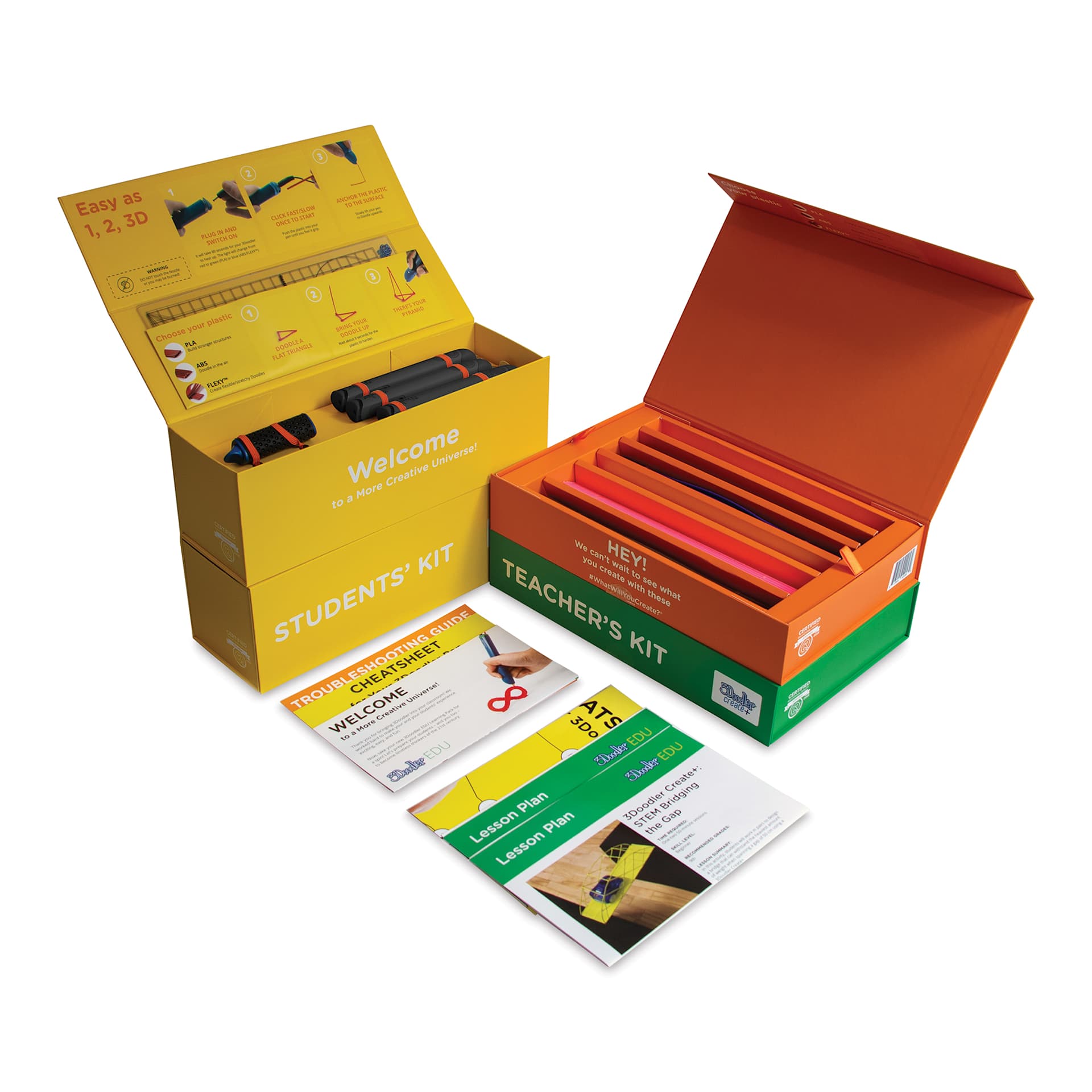 3Doodler EDU Create+ Learning Pack - Set of 6 Pens (the whole set)