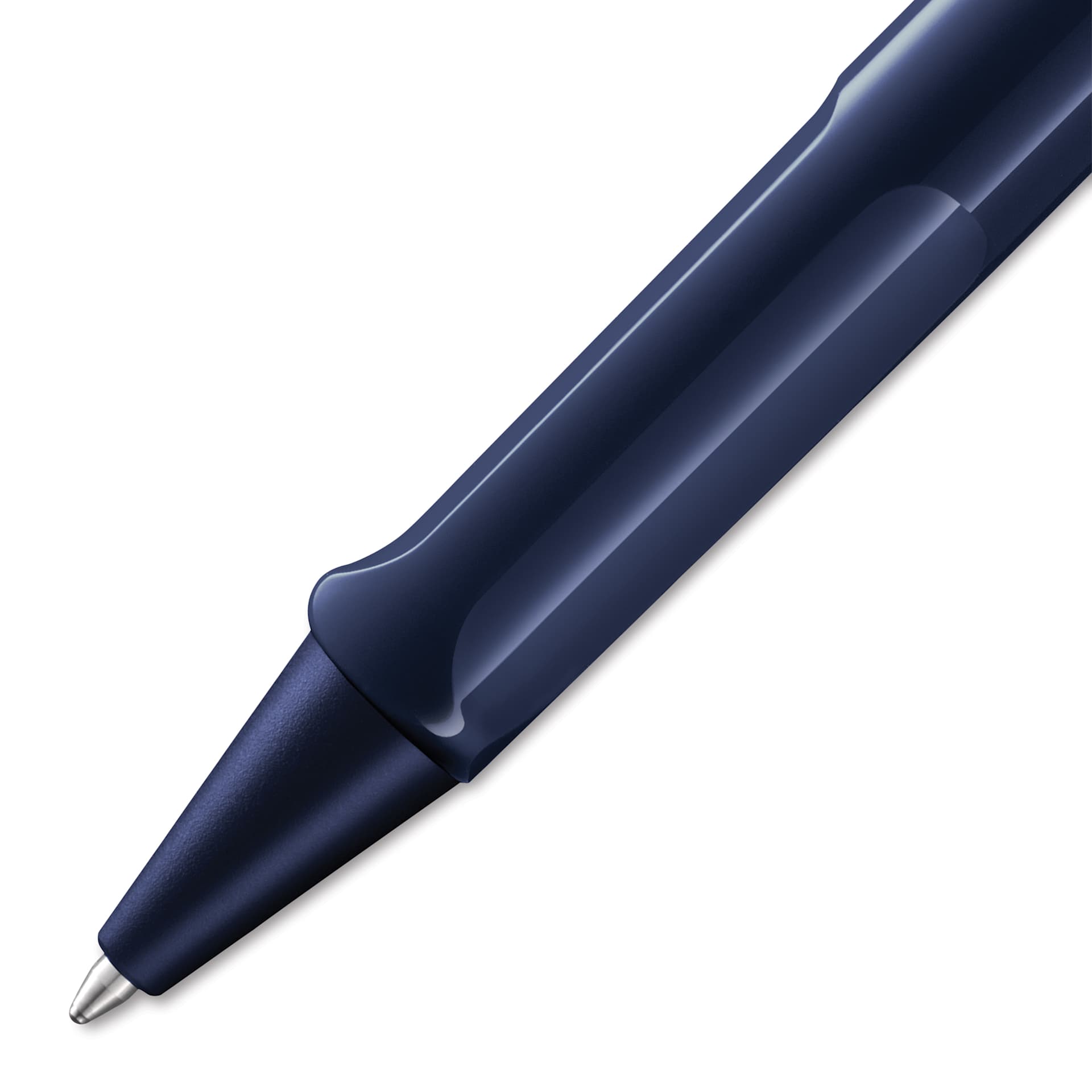 Lamy Safari Ballpoint Pen - Special Edition, Dark Dusk, close-up of the tip
