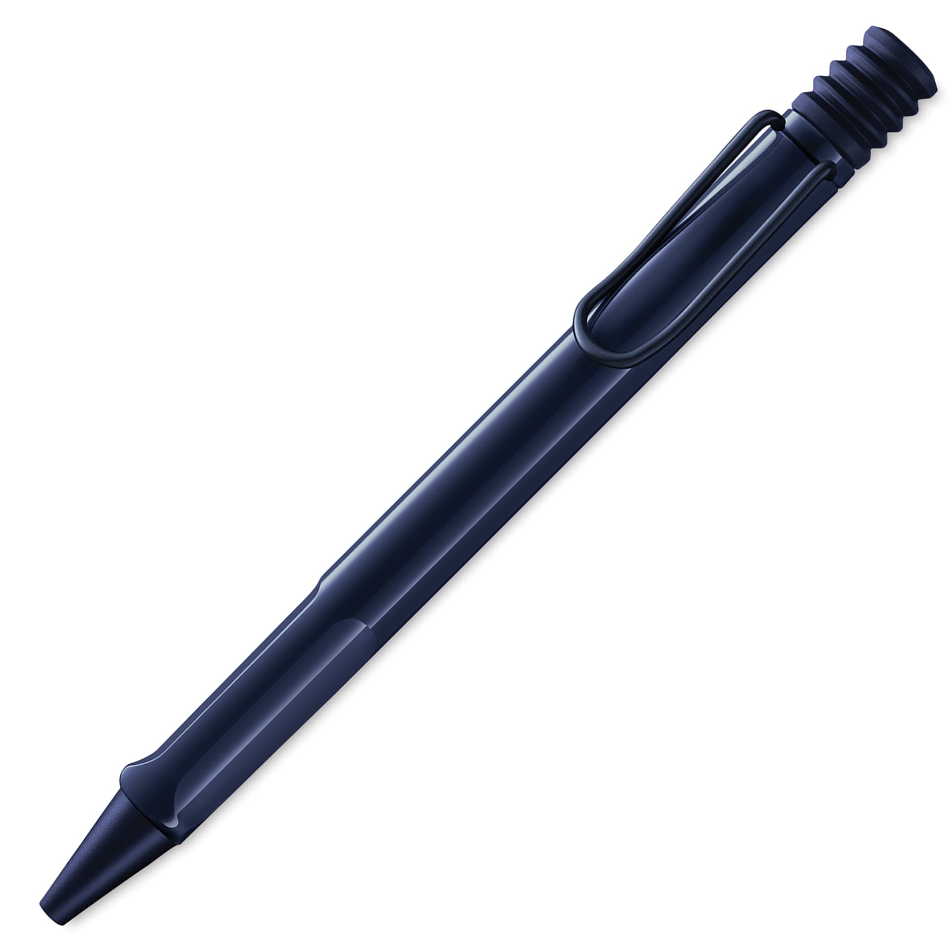 Lamy Safari Ballpoint Pen - Special Edition, Dark Dusk, tip retracted