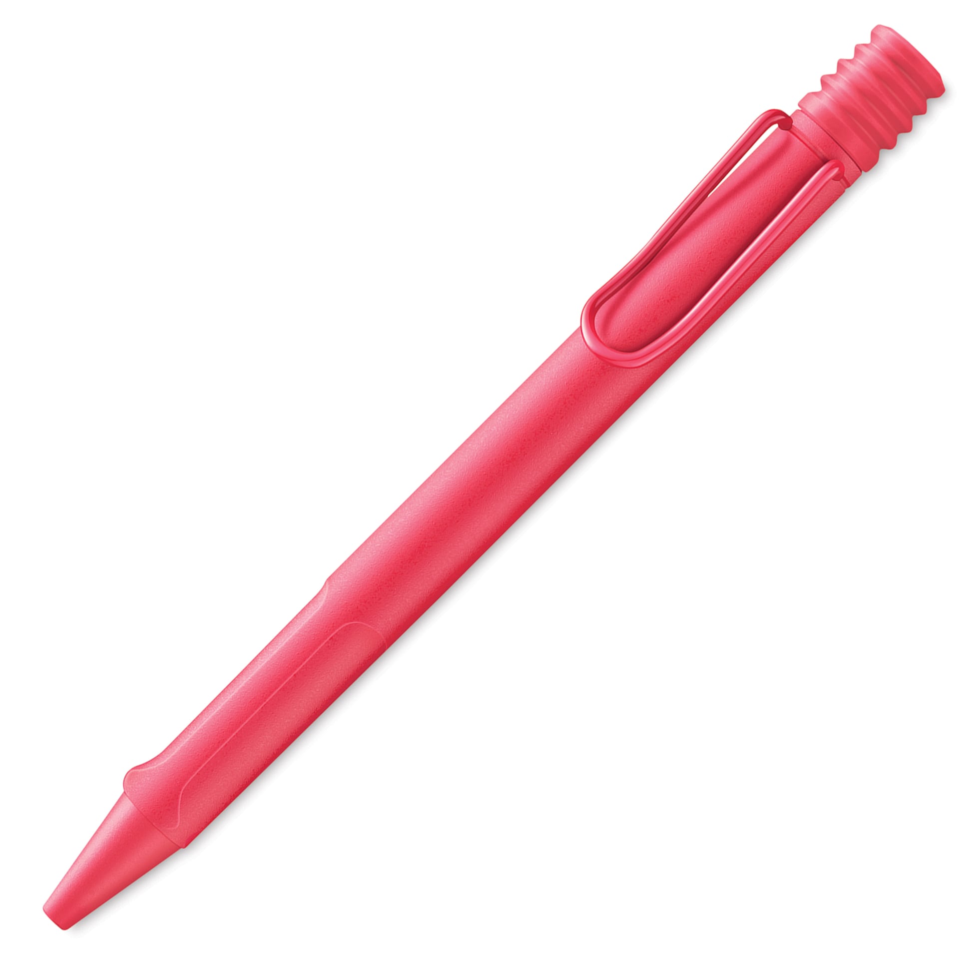 Lamy Safari Ballpoint Pen - Special Edition, Sunset Coral, tip retracted