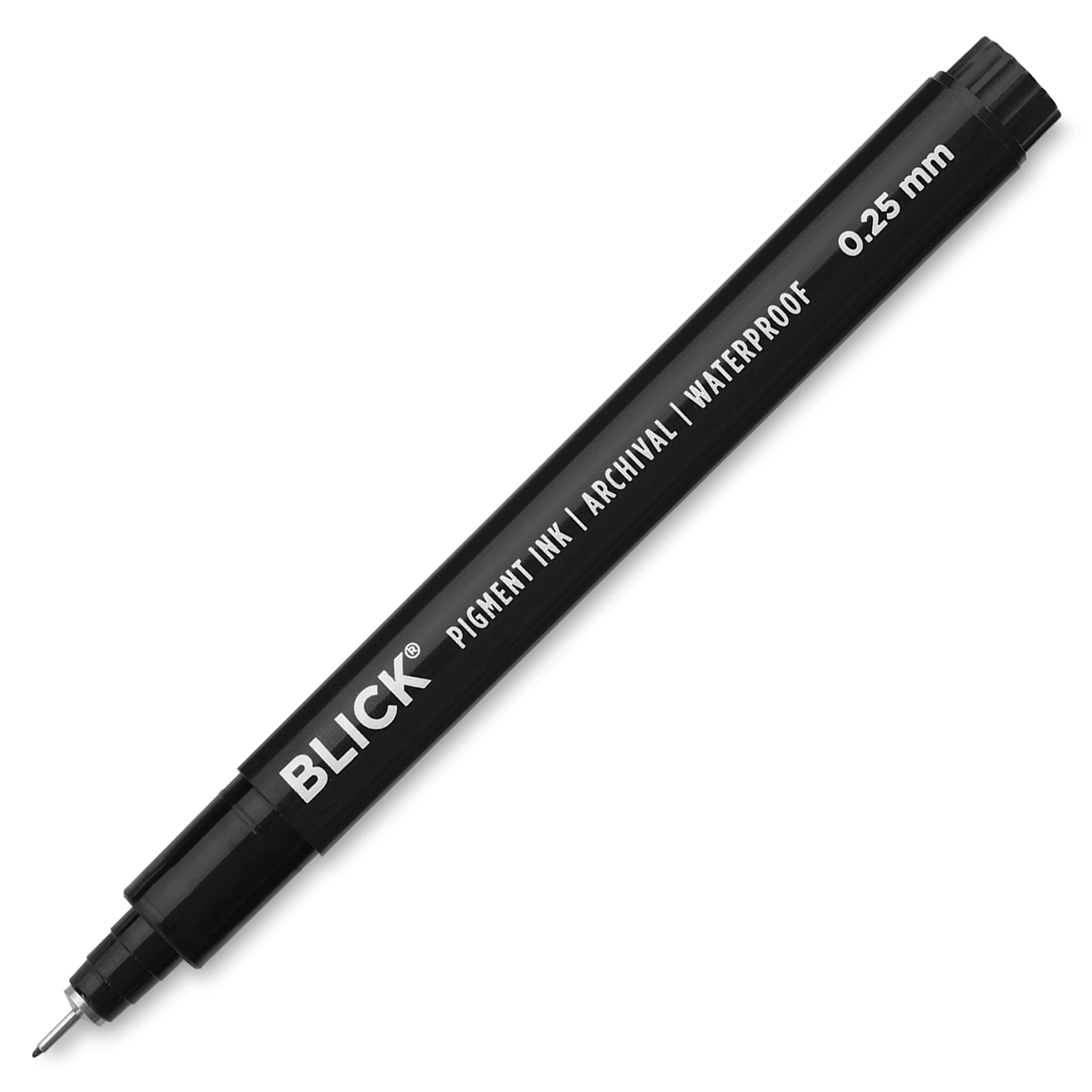 Blick Studio Pigment Liner - Black 01 - with cap removed