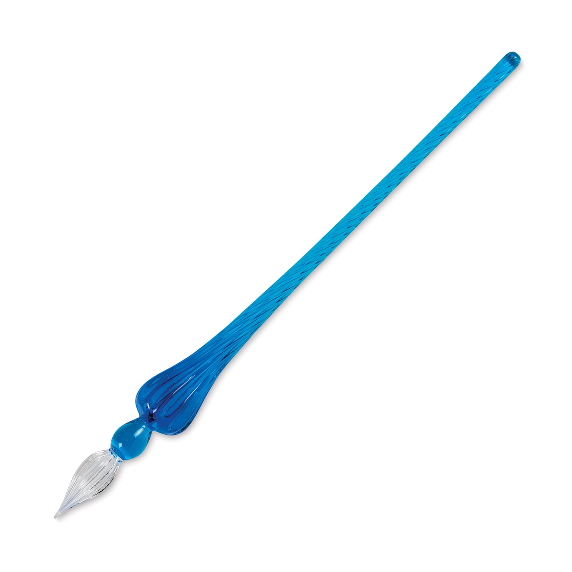 Herbin Round Glass Dip Pen - Navy Blue