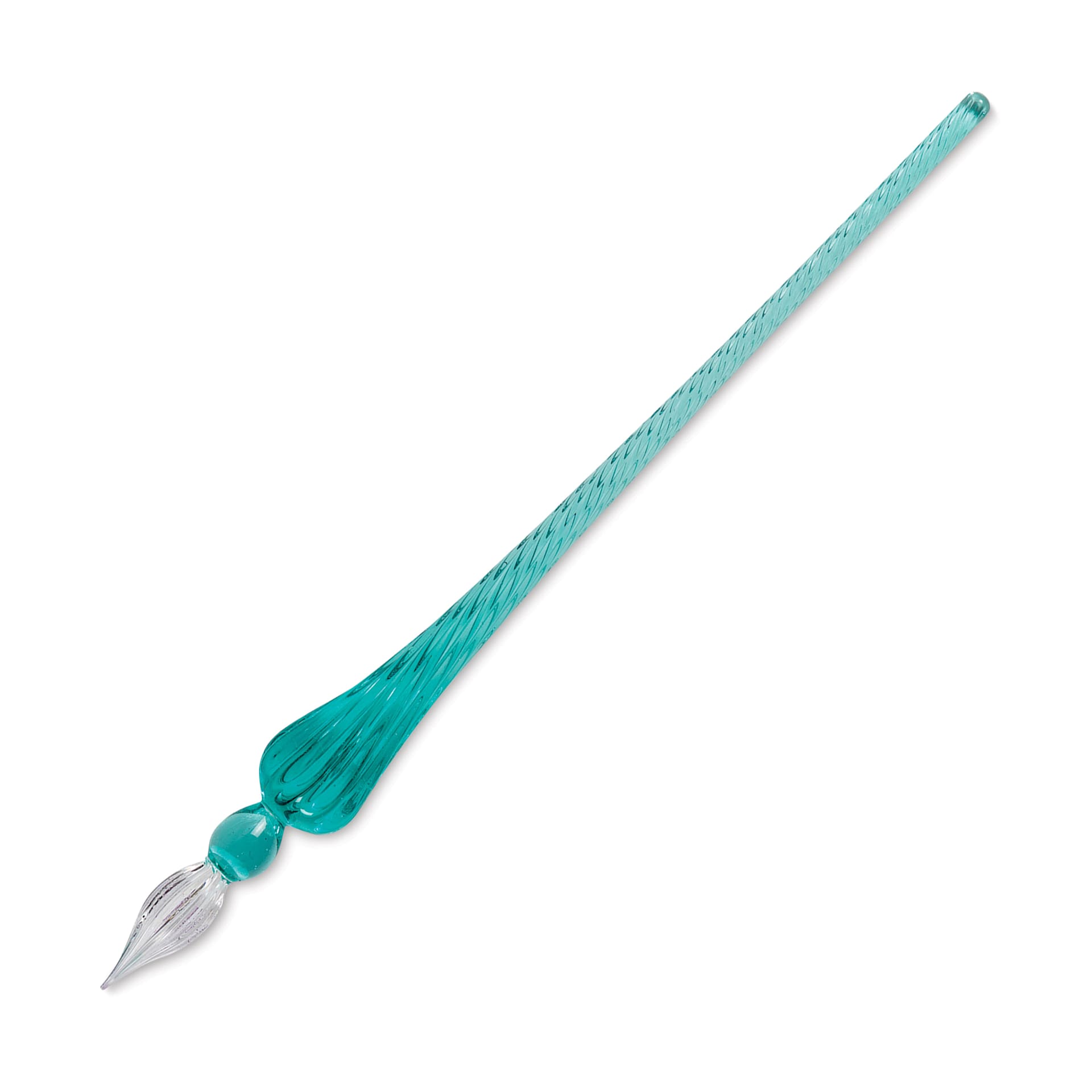 Herbin Round Glass Dip Pen - Turquoise