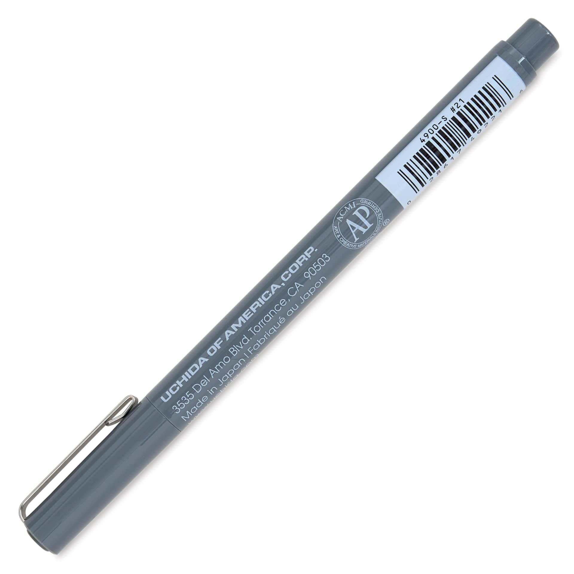 Marvy Uchida LePen Pigment Pen - Dark Gray side