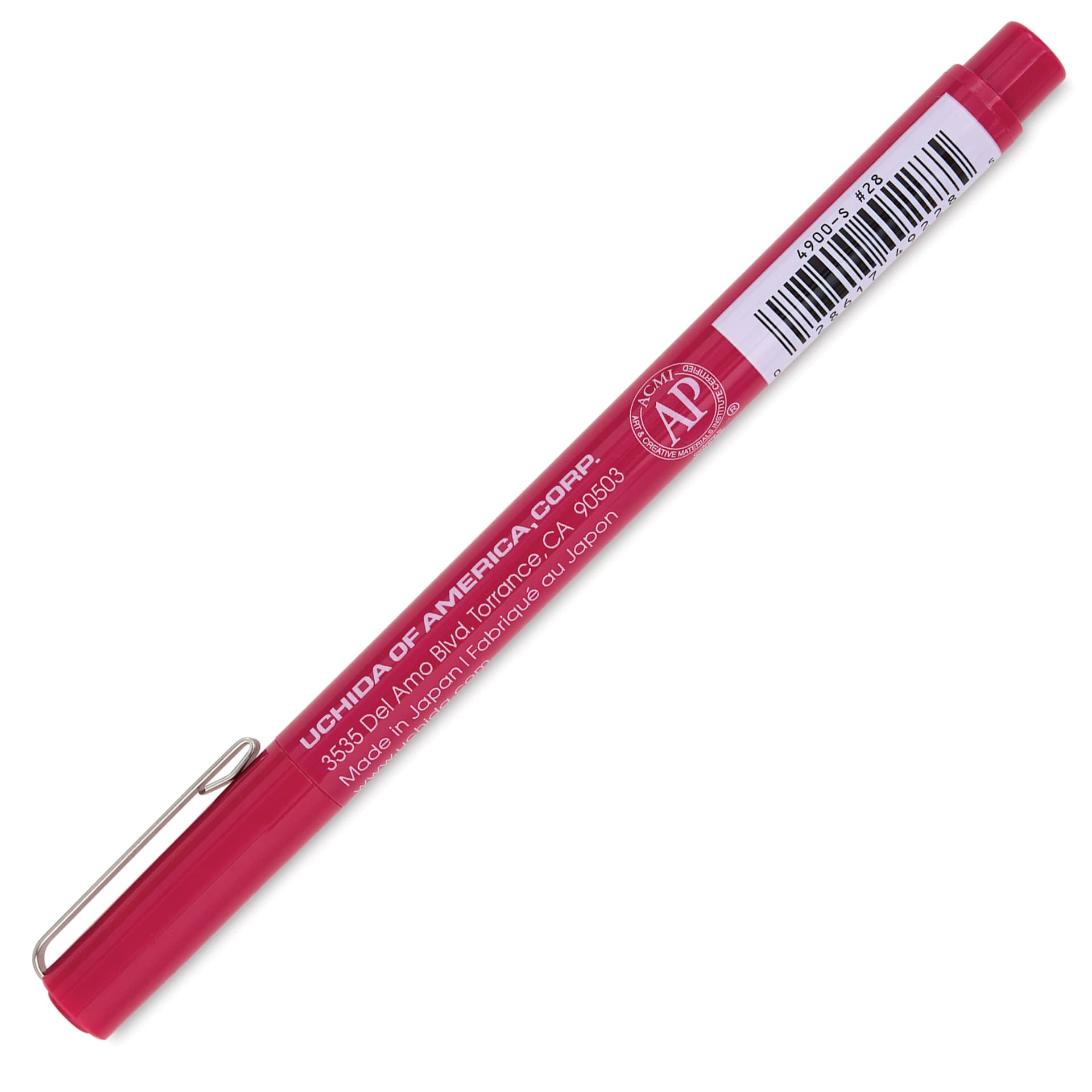 Marvy Uchida LePen Pigment Pen - Burgundy side