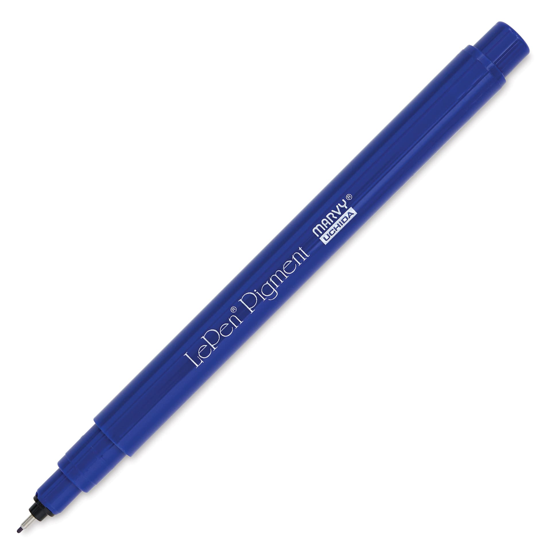 Marvy Uchida LePen Pigment Pen - Navy with cap off