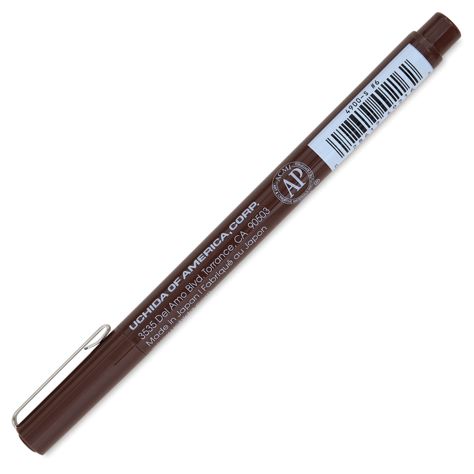 Marvy Uchida LePen Pigment Pen - Brown side