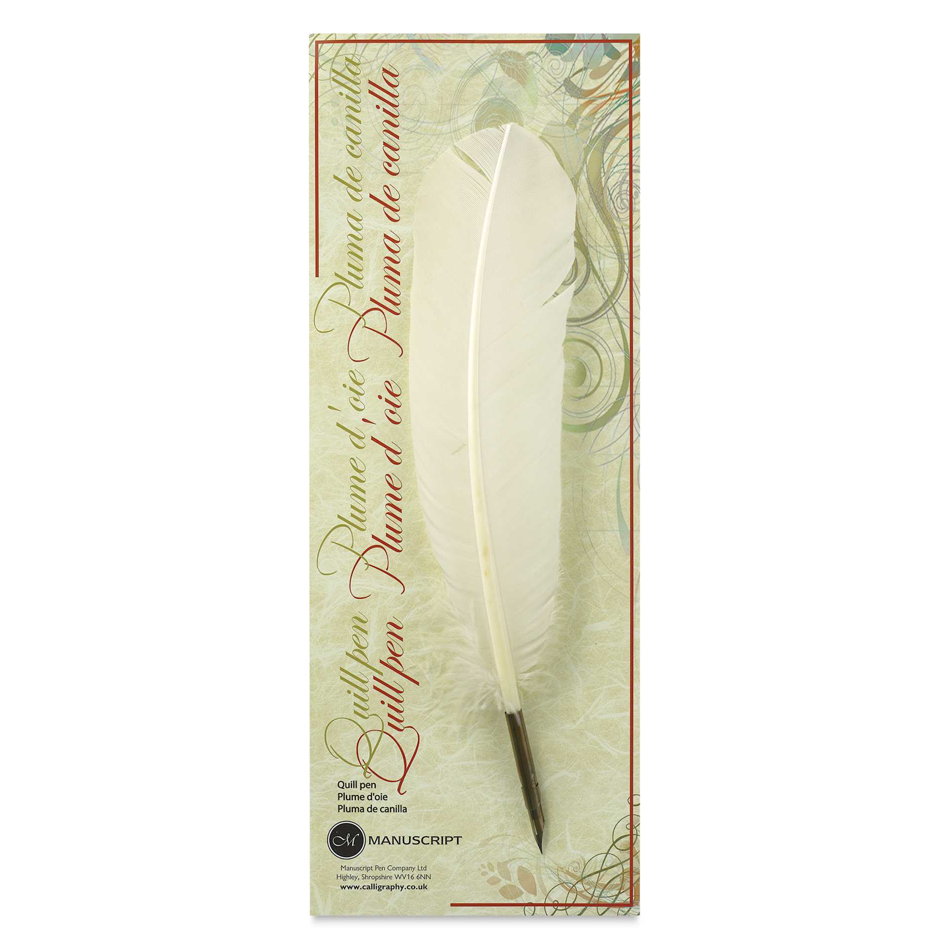 Manuscript Quill Dip Pen - Ivory, front of the packaging