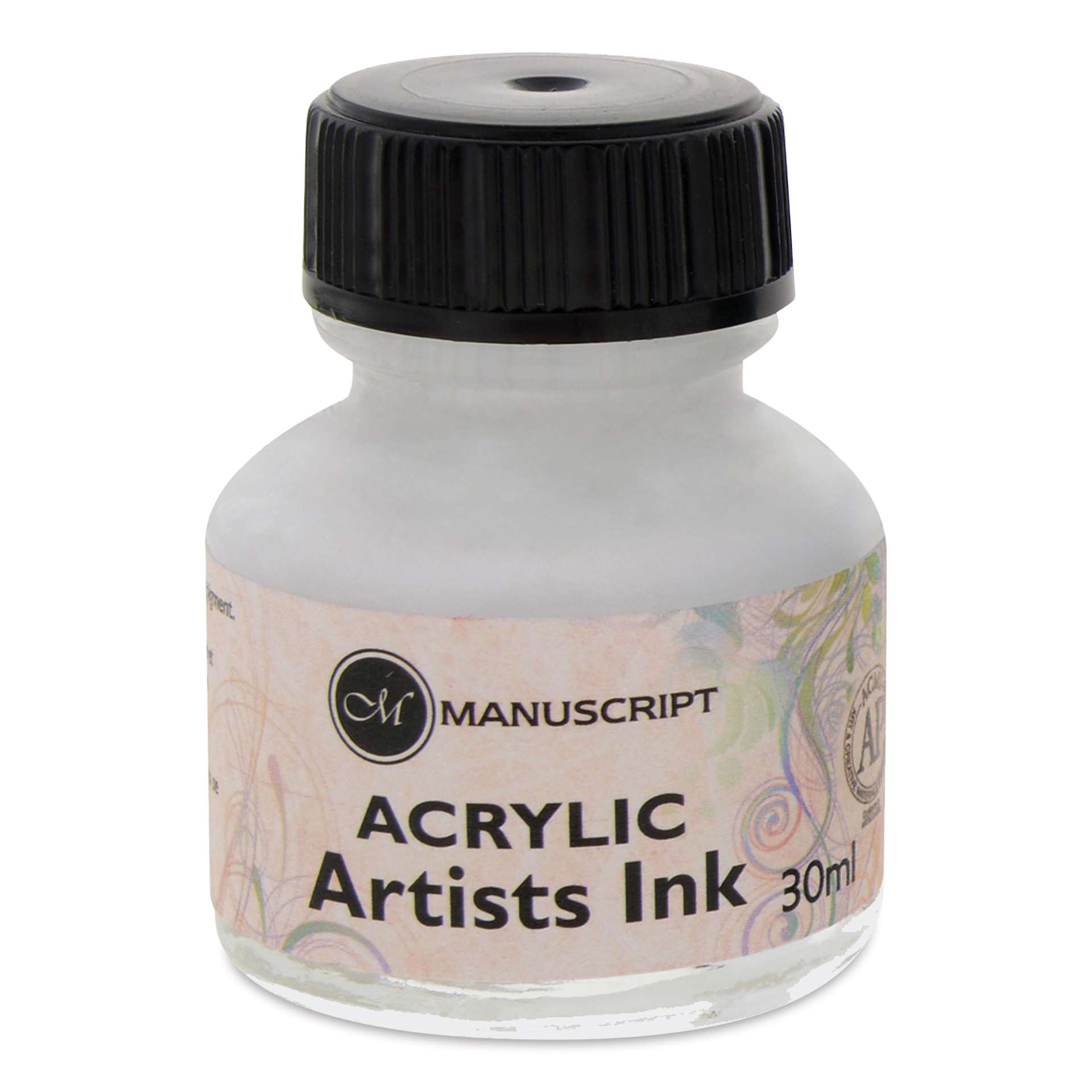 Manuscript Acrylic Artist's Ink - White, 30 ml