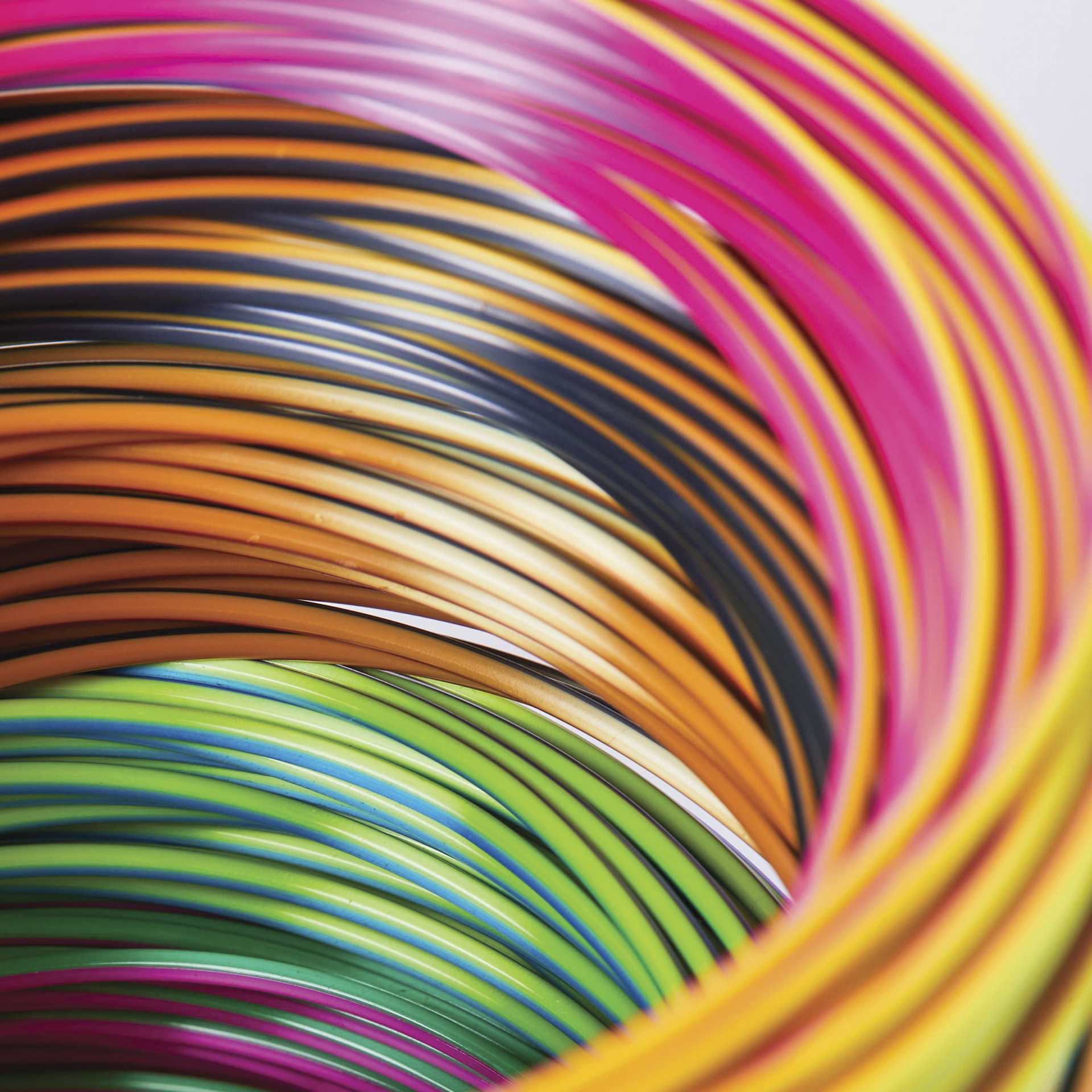 3Doodler Flow Tri-Color Filament Refills - close-up