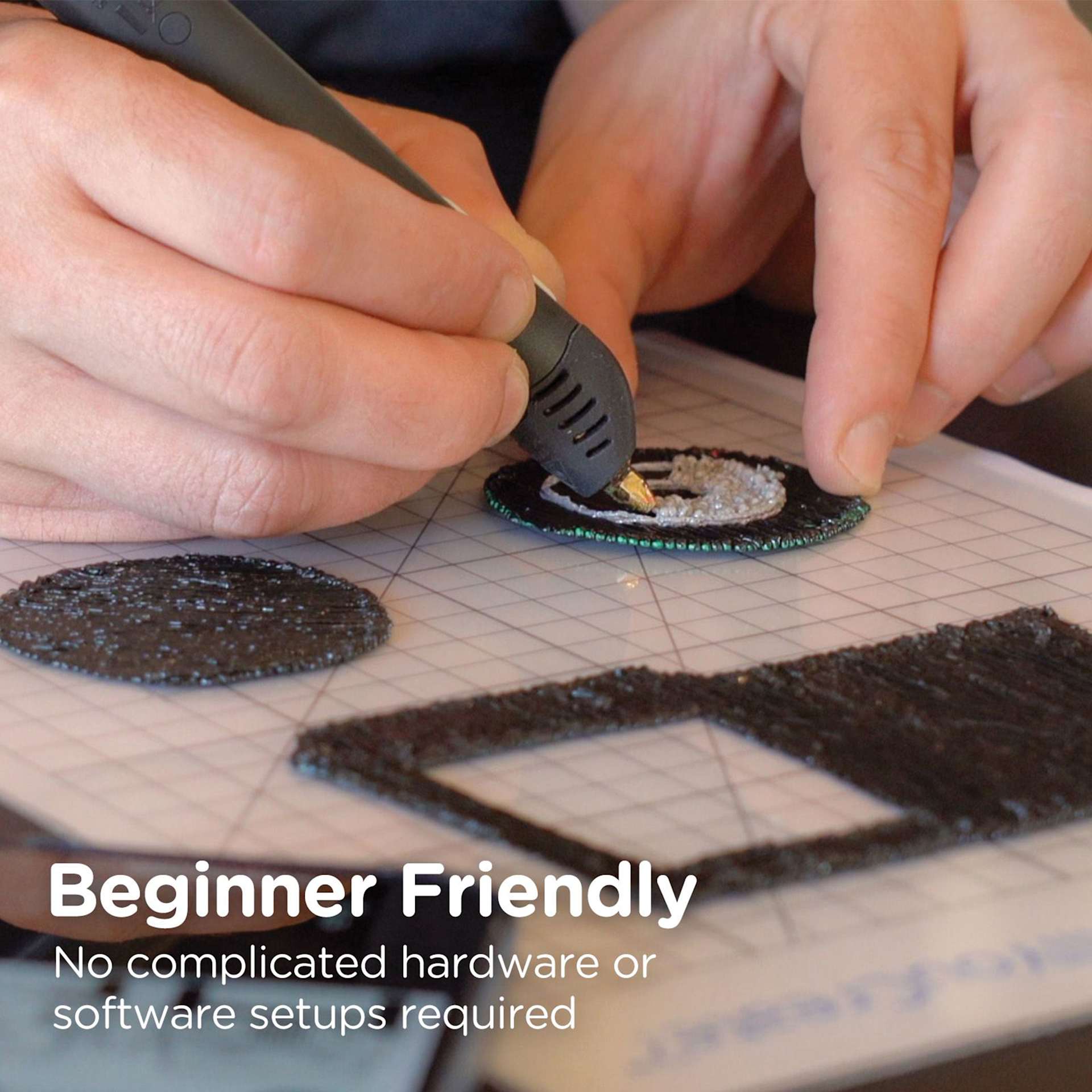 Beginner Friendly. No complicated hardware or software setups required.