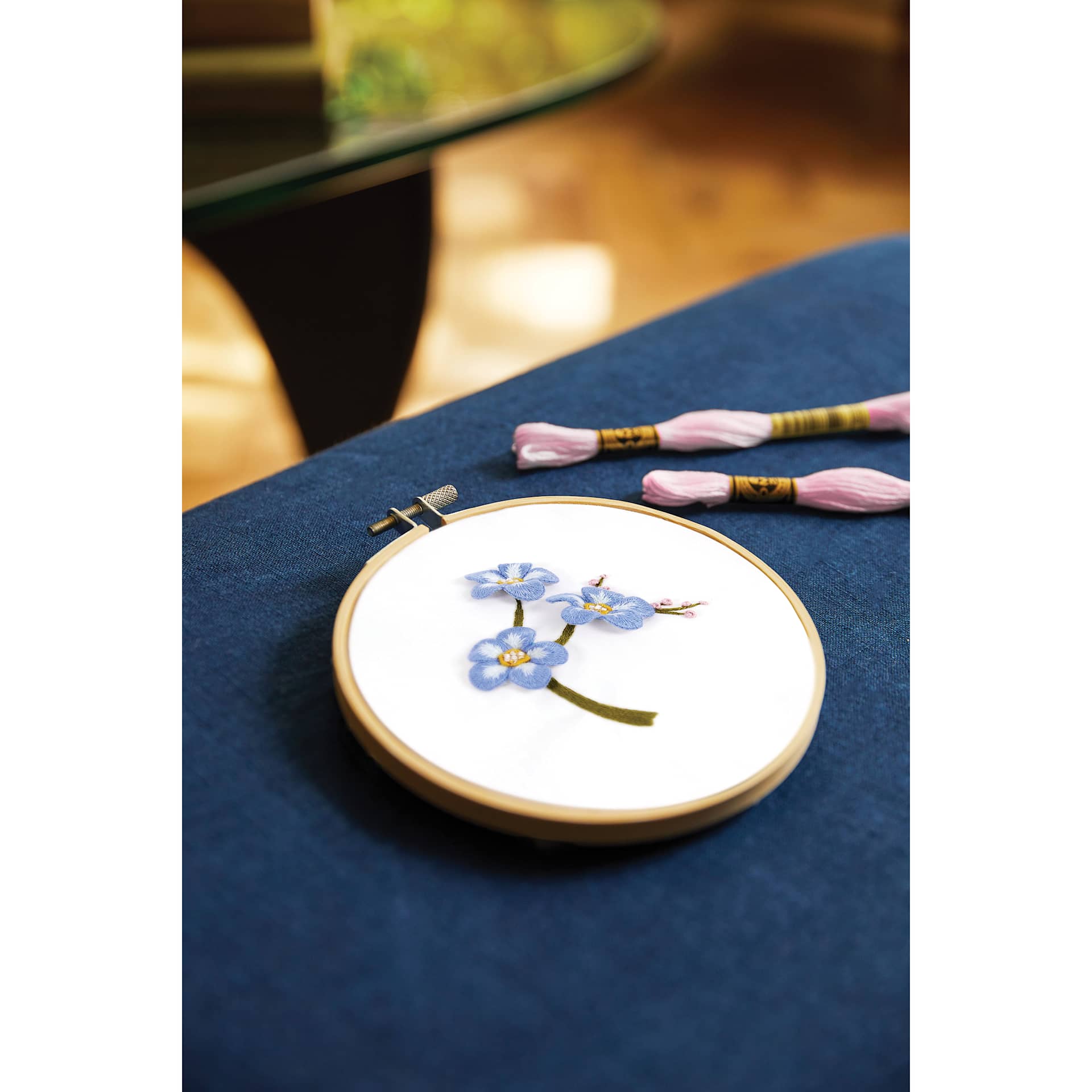 DMC 3D Embroidery Kit - Forget-Me-Not completed projects