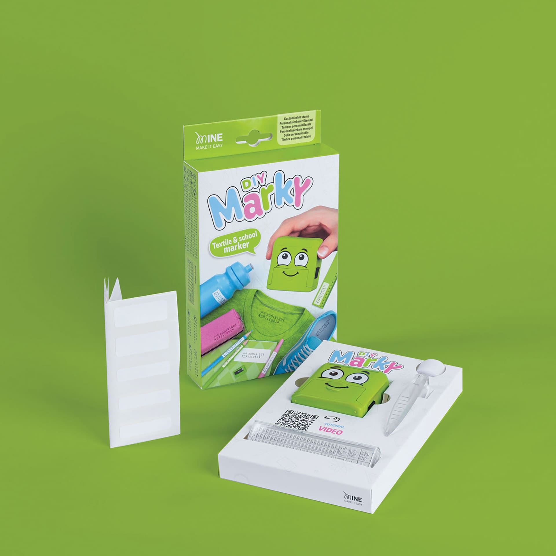 Colop DIY Marky Textile Stamp Set - Green