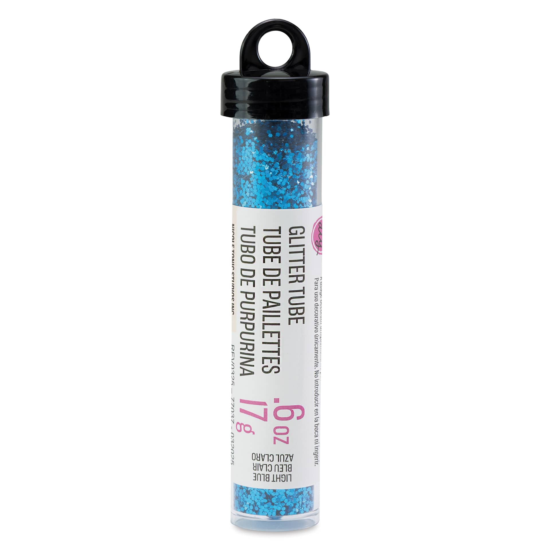 Cousin DIY Glitter - Metallic Light Blue, .6 oz Tube