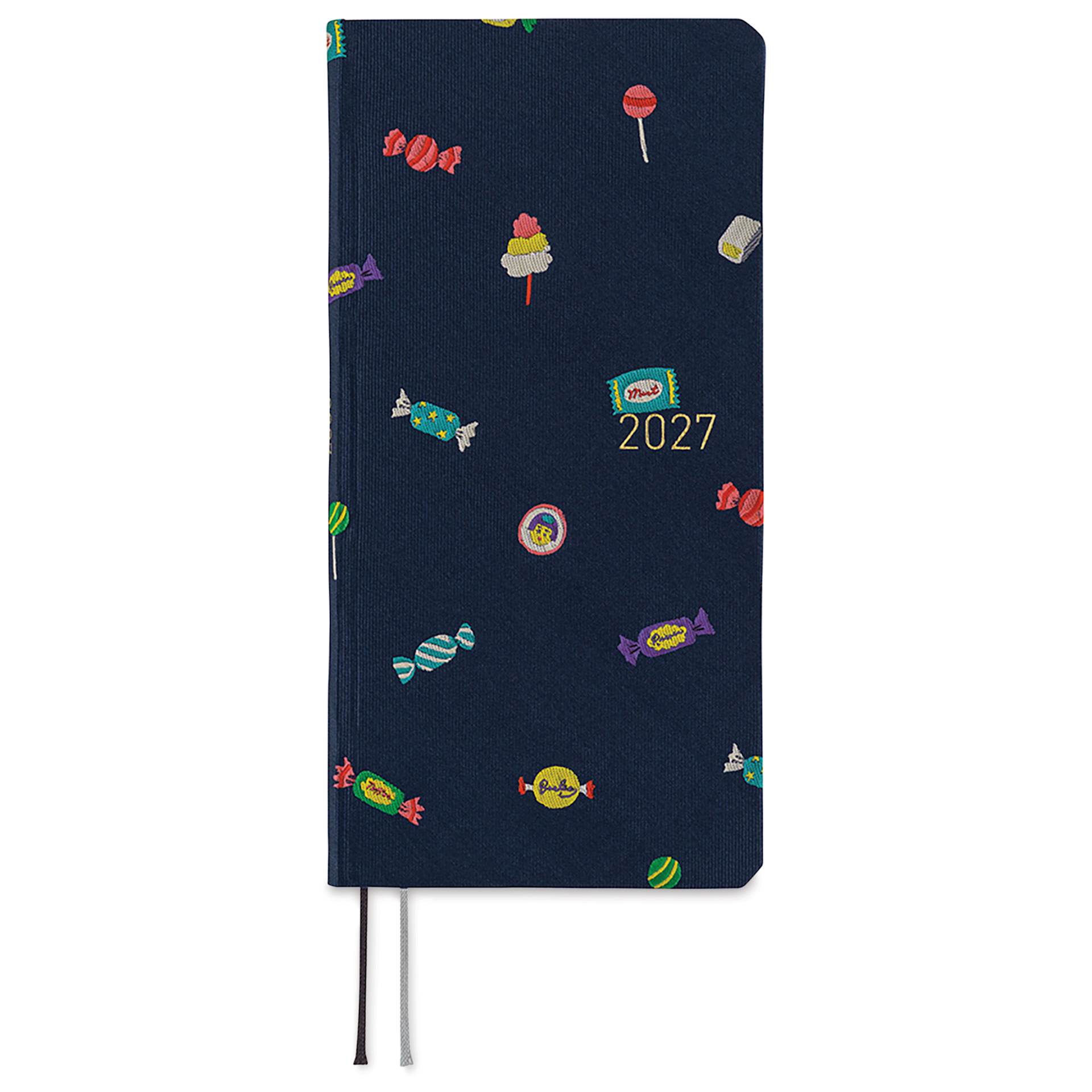 Hobonichi Techo 2027 Weeks Bow & Tie Collection Planners - 3.7" x 7.4", Candy, front