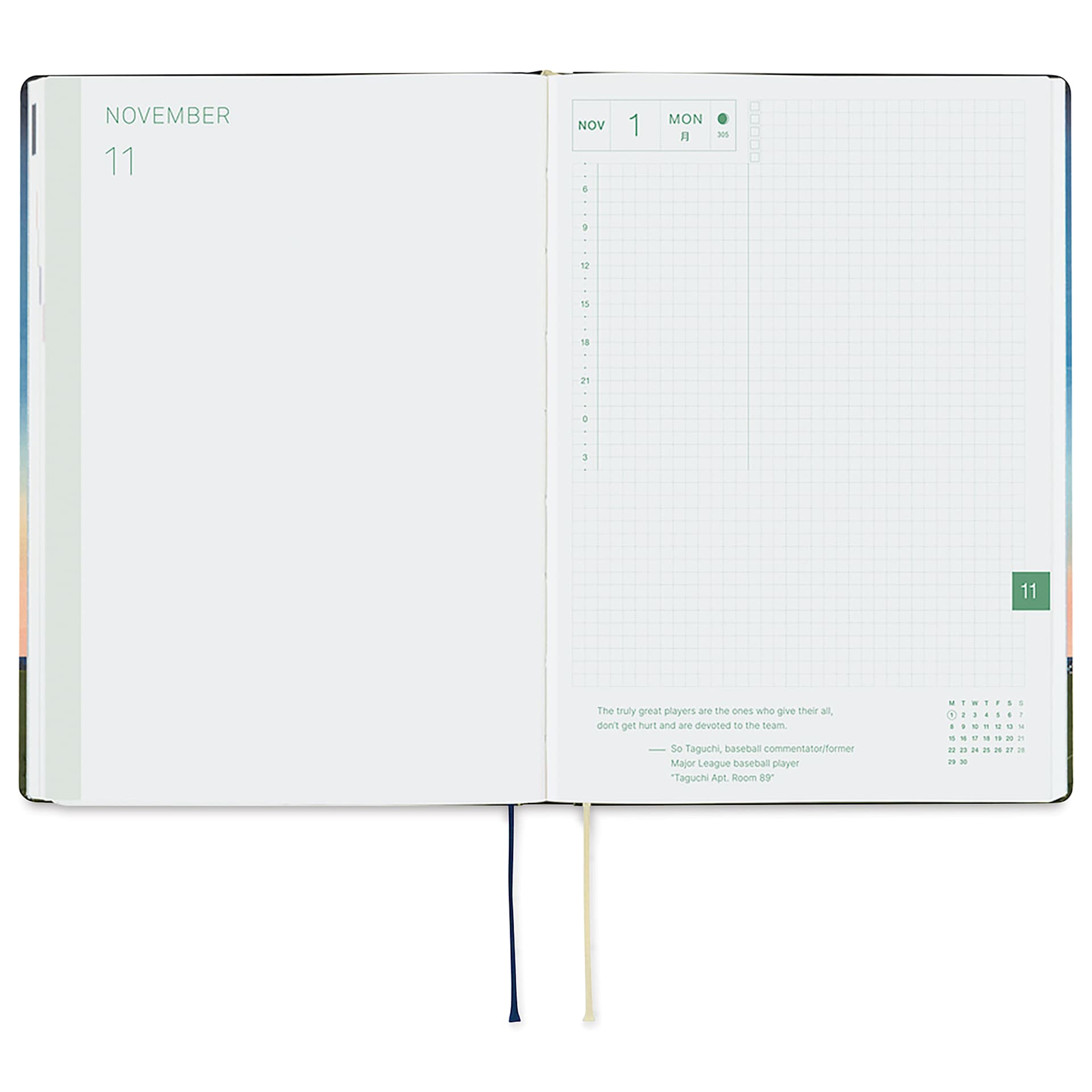 Hobonichi Techo HON 2027 Planners - A5, Kubota Moon