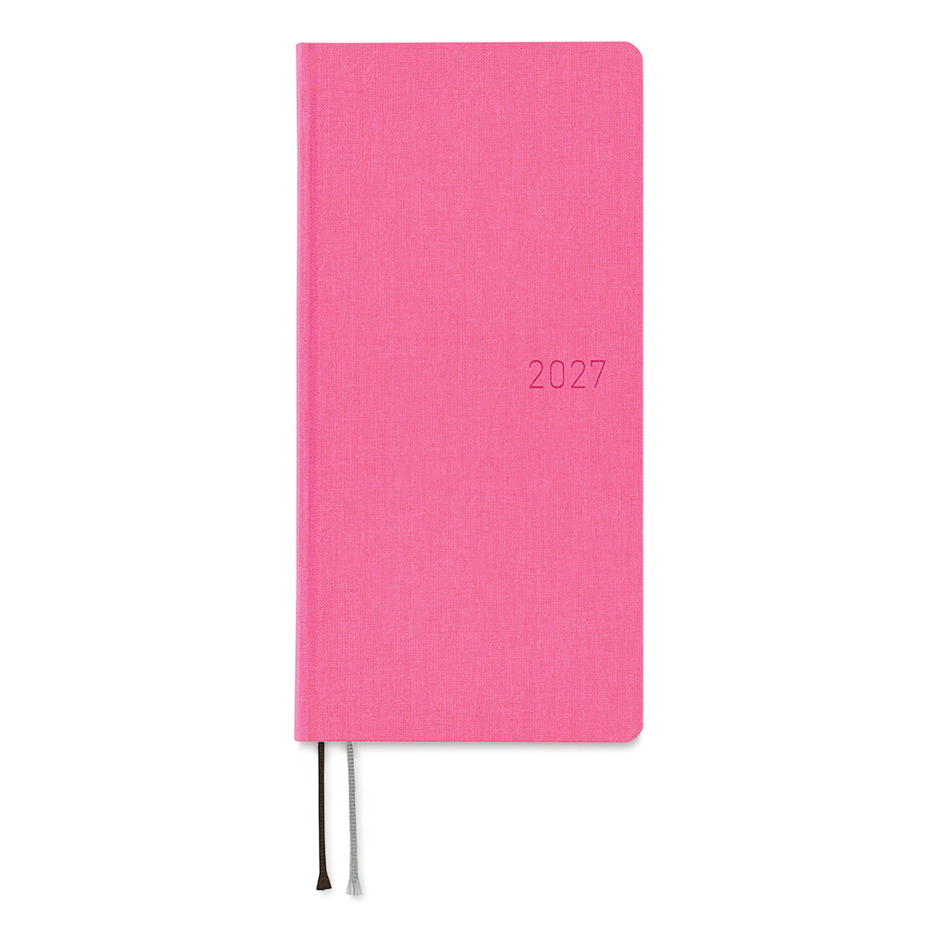 Hobonichi Techo 2027 Weeks Mega Planners - 3.7" x 7.4", Pink Sapphire