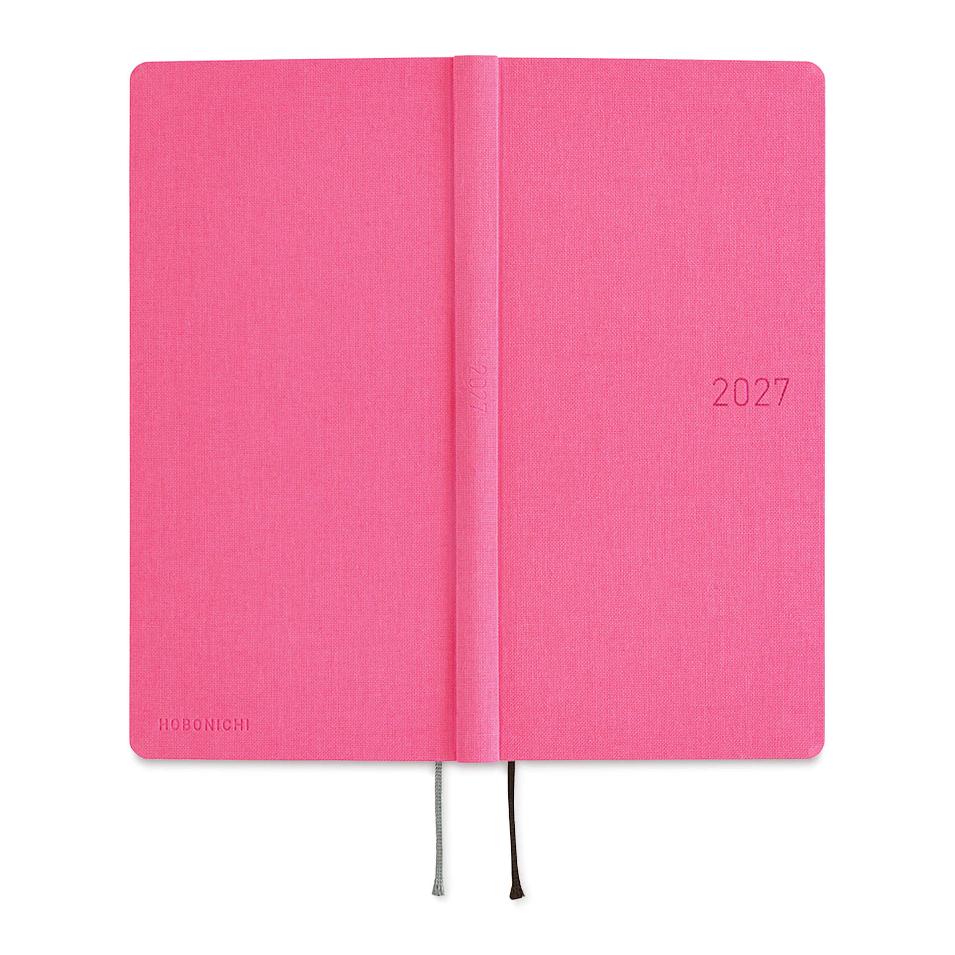 Hobonichi Techo 2027 Weeks Planners - 3.7" x 7.4", Pink Sapphire, front and back covers