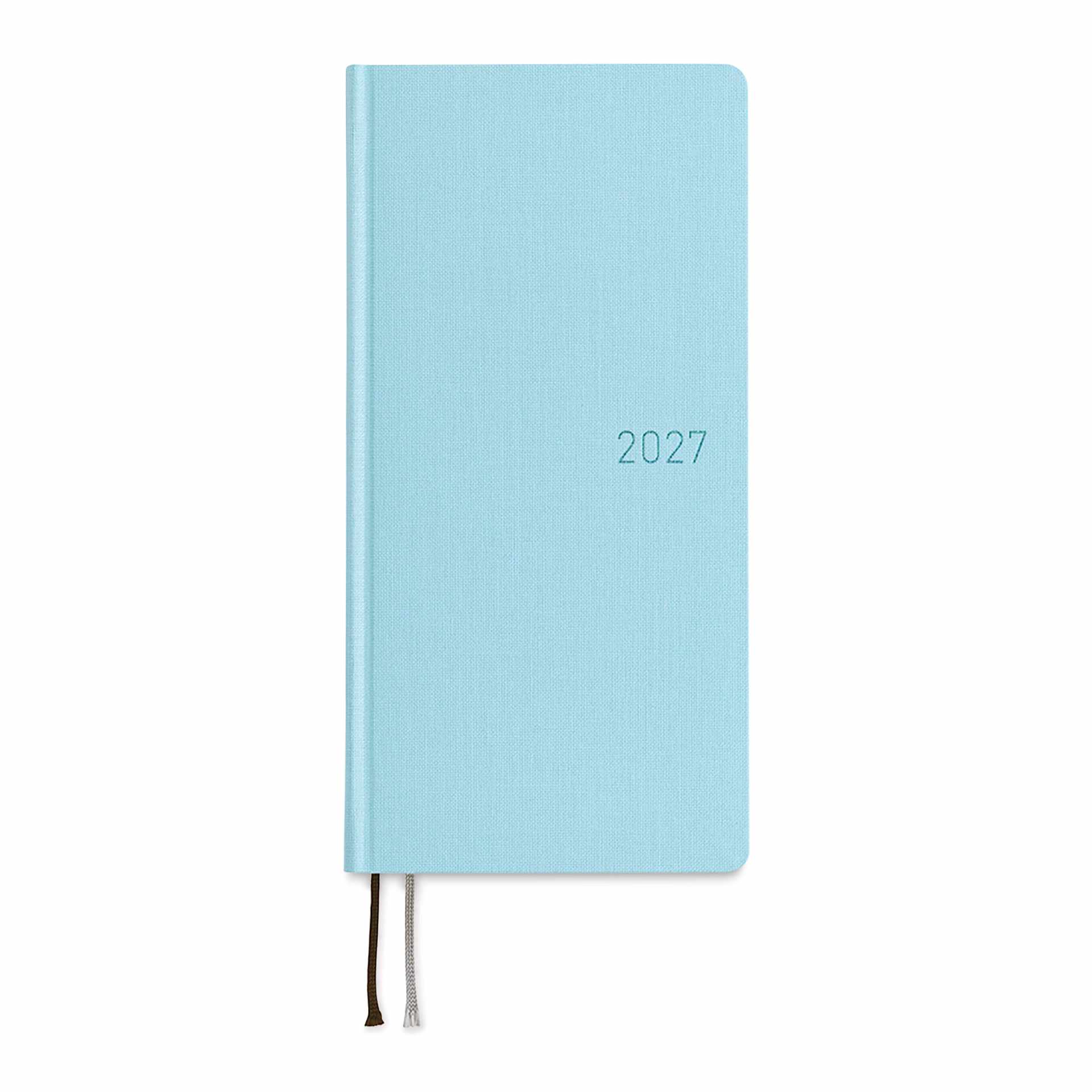 Hobonichi Techo 2027 Weeks Mega Planners - 3.7" x 7.4", Sea Glass