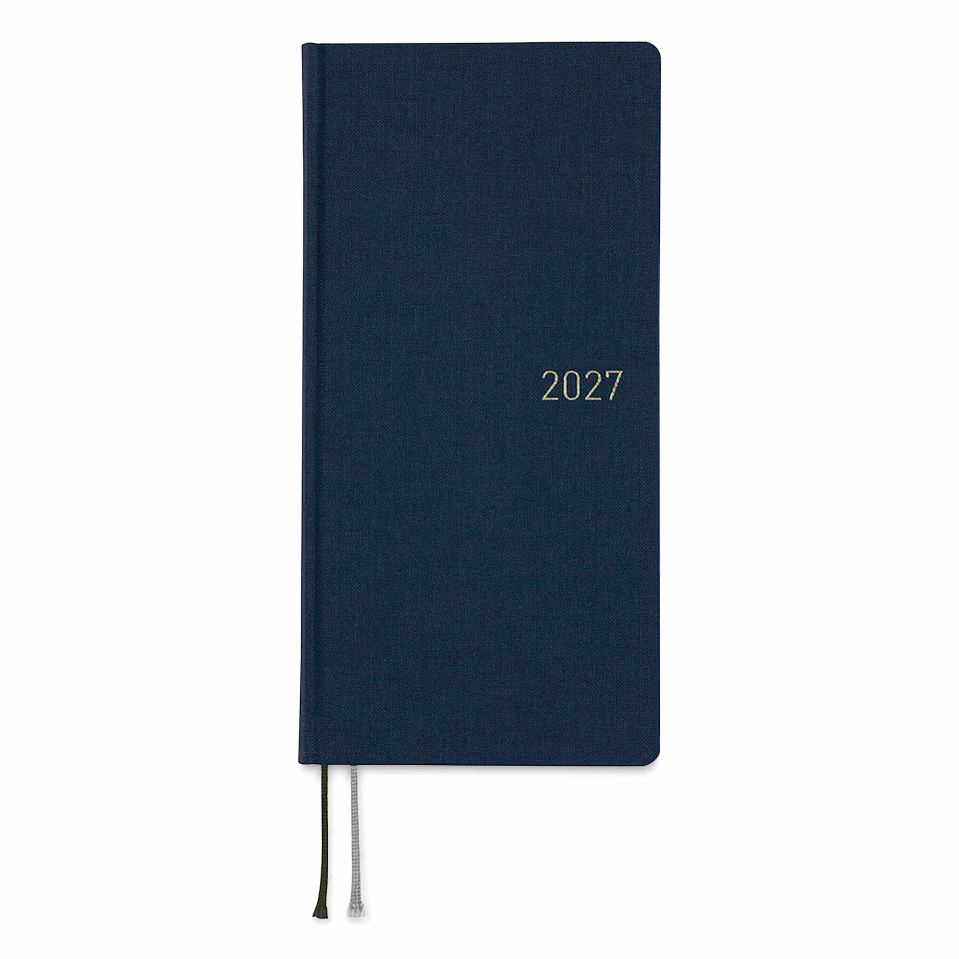 Hobonichi Techo 2027 Weeks Mega Planners - 3.7" x 7.4", Midnight Blue