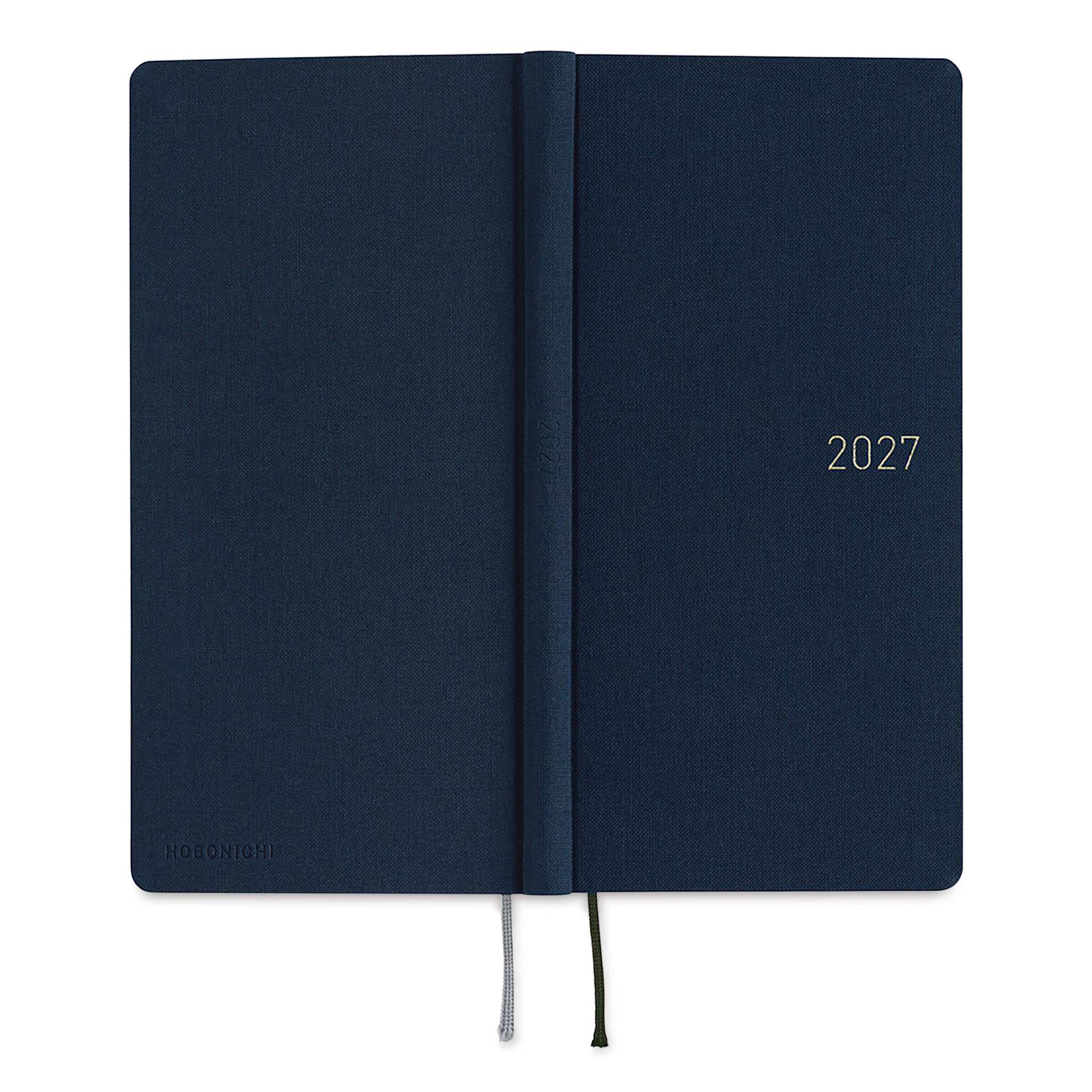 Hobonichi Techo 2027 Weeks Planners - 3.7" x 7.4", Midnight Blue