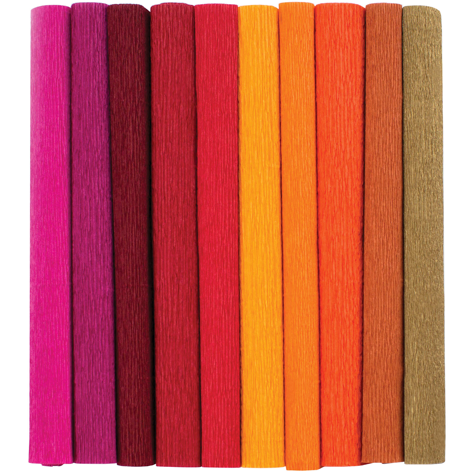 Lia Griffith Crepe Paper - Heavy, Tropical Garden, Set of 10 Rolls