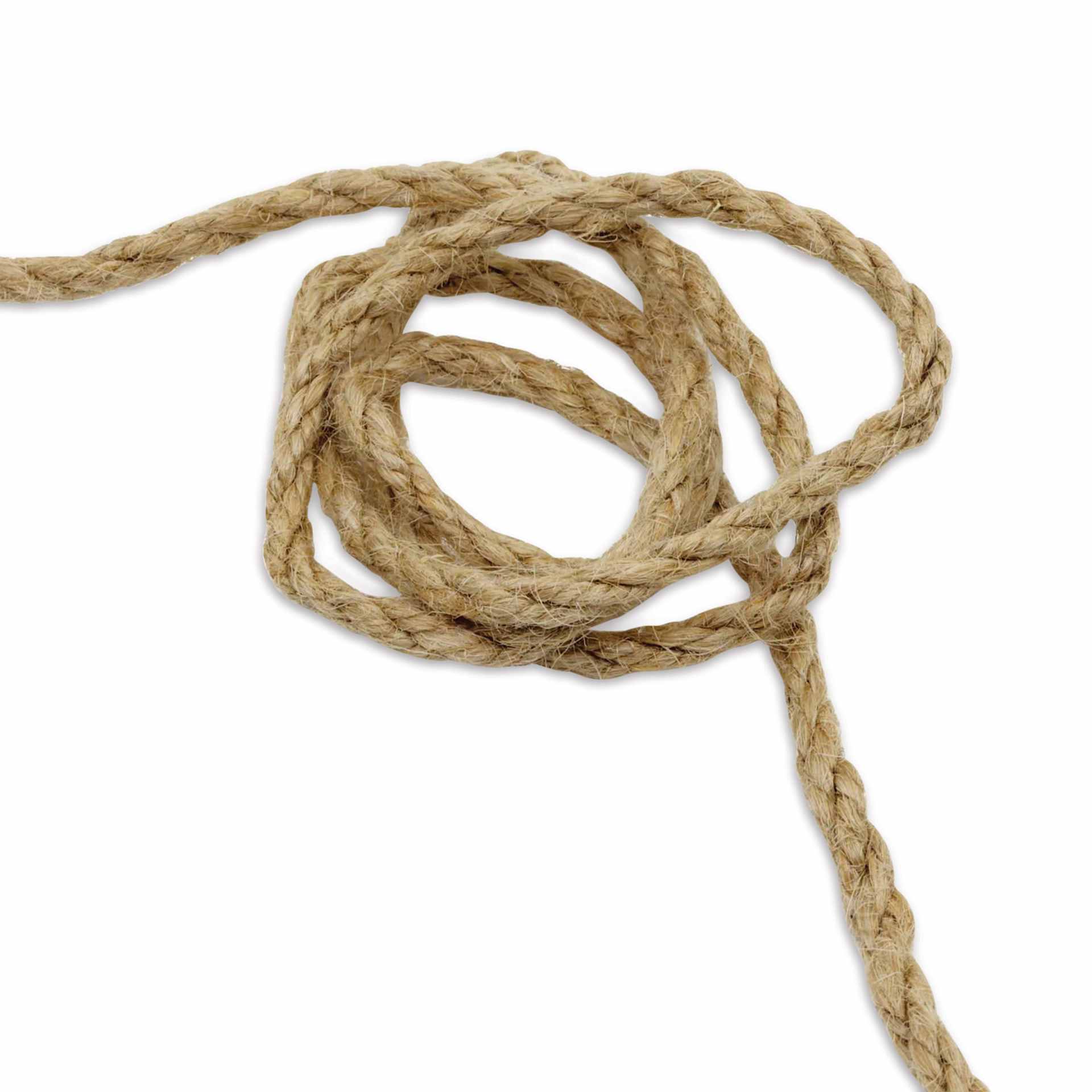 Dritz Jute Twist Rope - 3/16", 6 yds close up to show texture