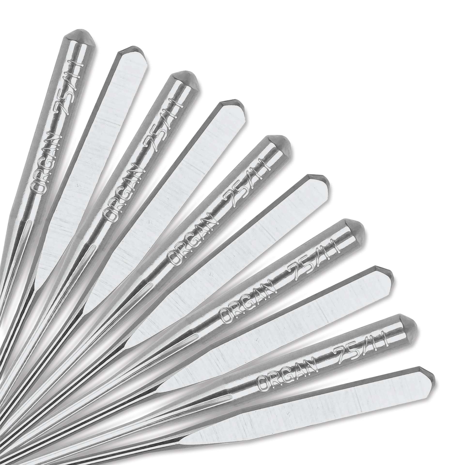 Brother Organ Needles Embroidery Machine Needles - Pkg of 100, Size 7/11