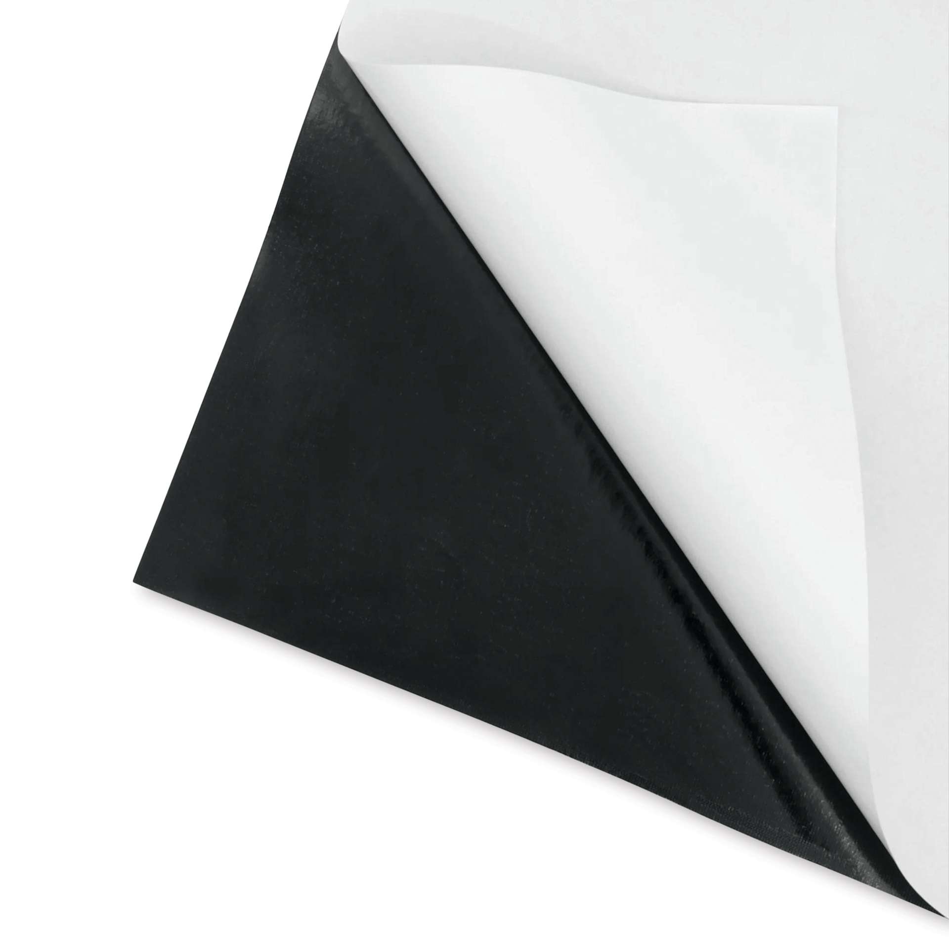 Dritz Stick-On Nylon Patches - Pkg of 2, Black, 8" x 8" with backing being peeled
