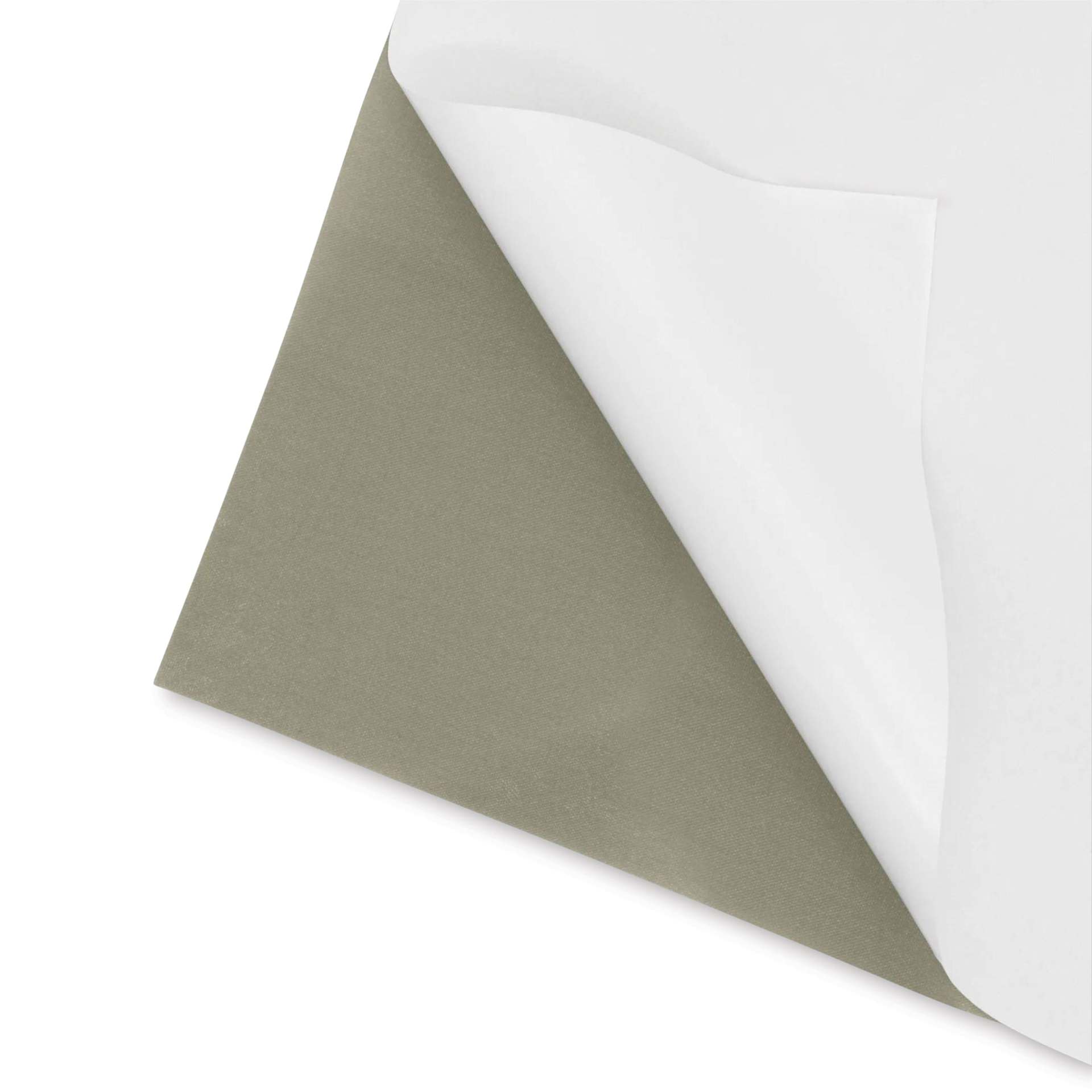 Dritz Stick-On Nylon Patches - Pkg of 2, Gray, 8" x 8" backing being peeled