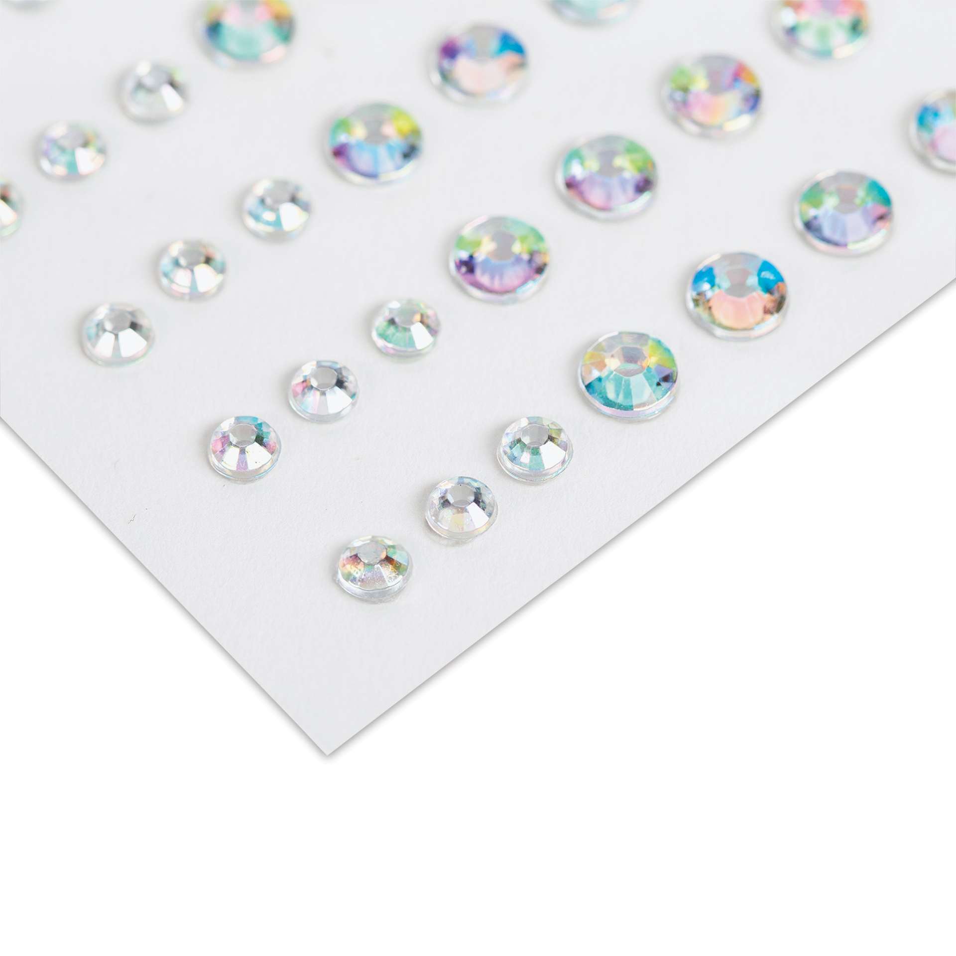 Cousin DIY Adhesive Rhinestones - Pkg of 60, Aurora close up