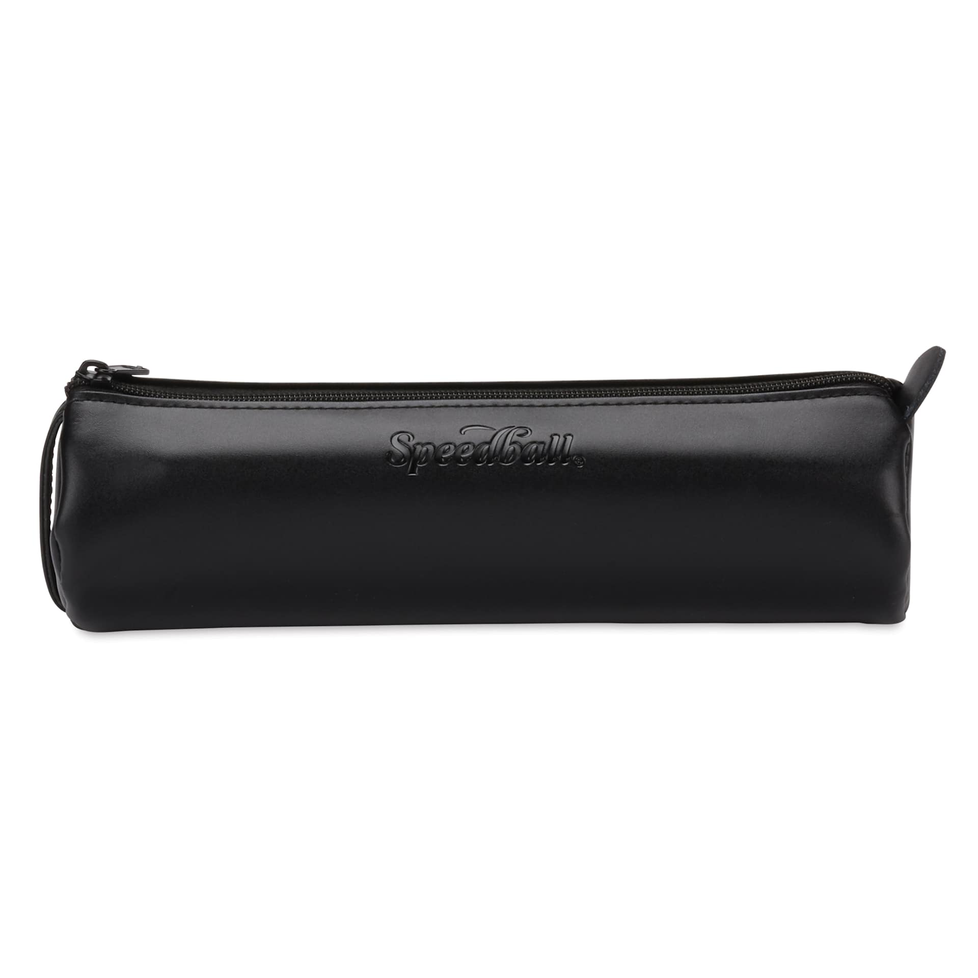 Speedball Leather Pencil Case - Black, Small