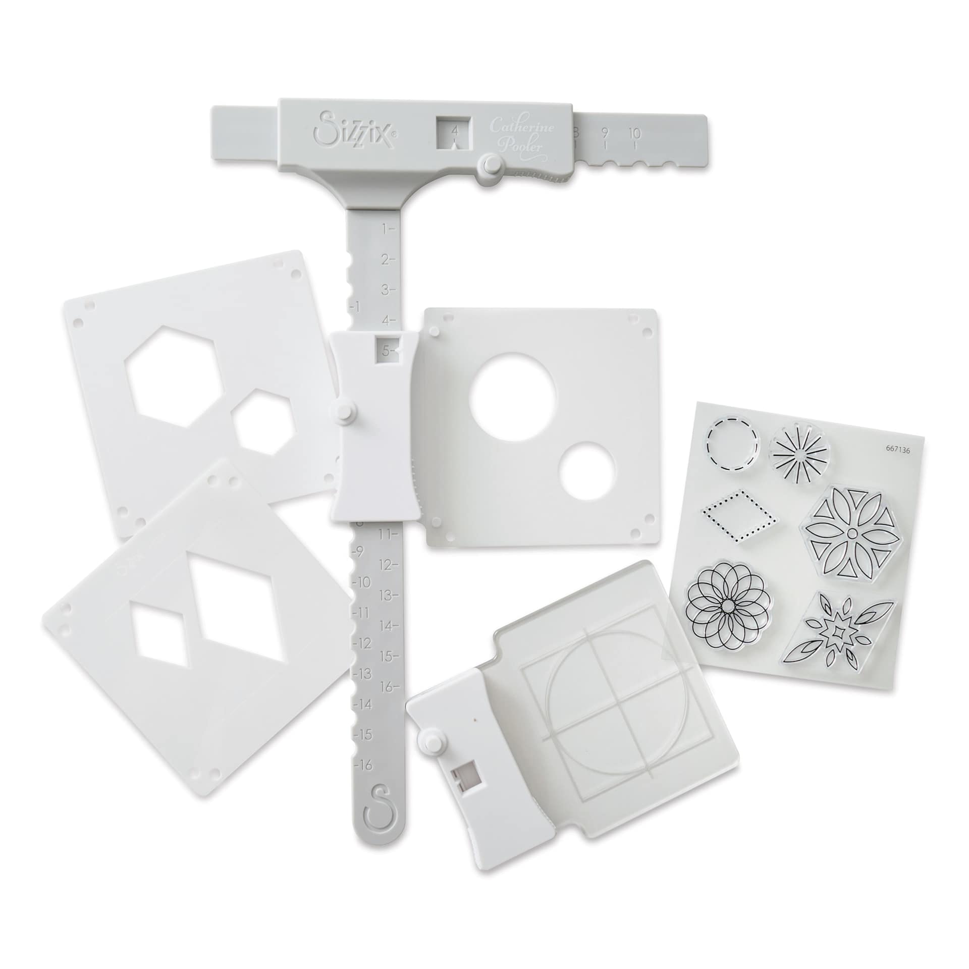 Sizzix Print & Pattern Tool Kit contents